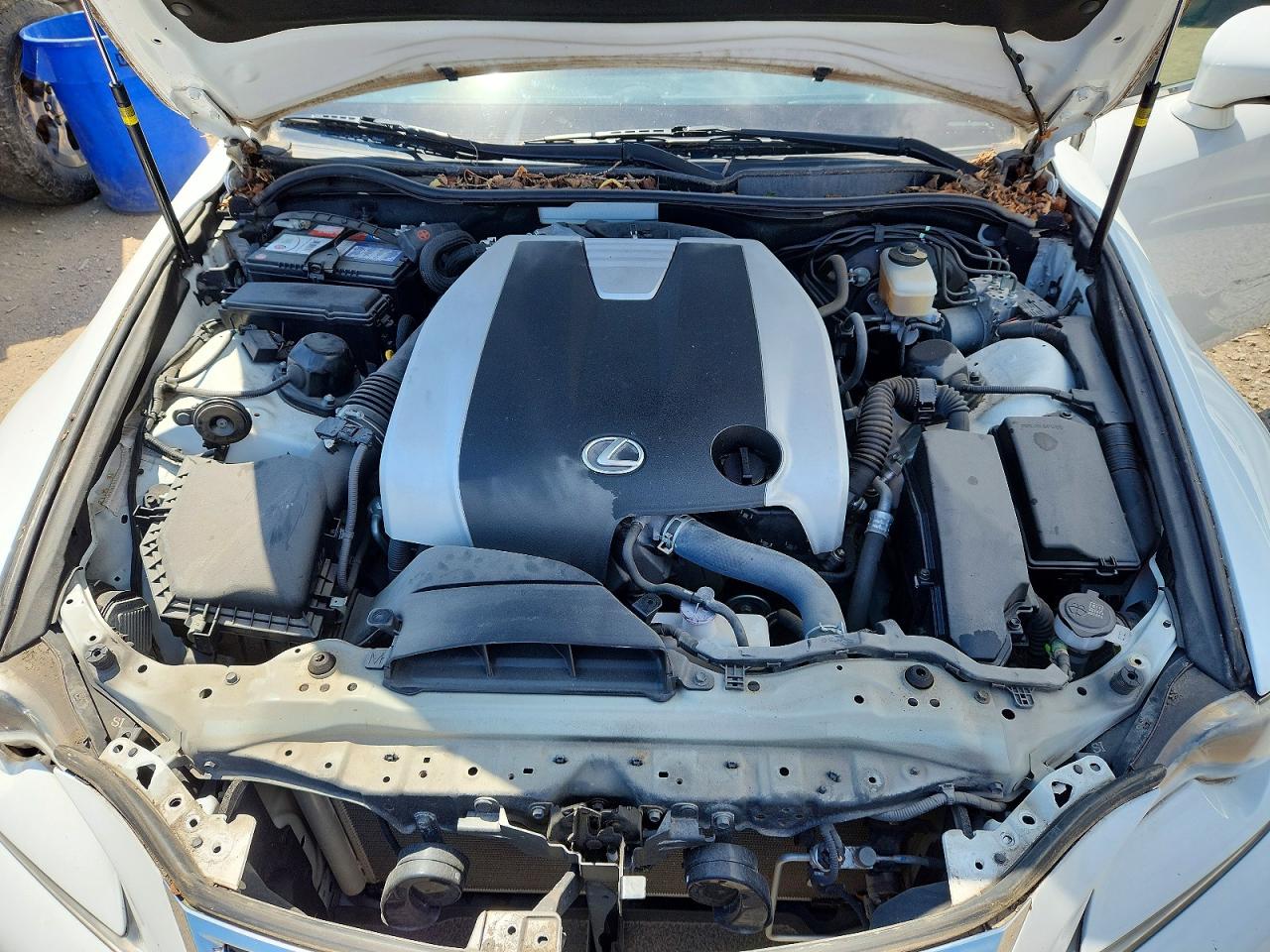 2014 Lexus Is 350 White vin: JTHCE1D22E5002079