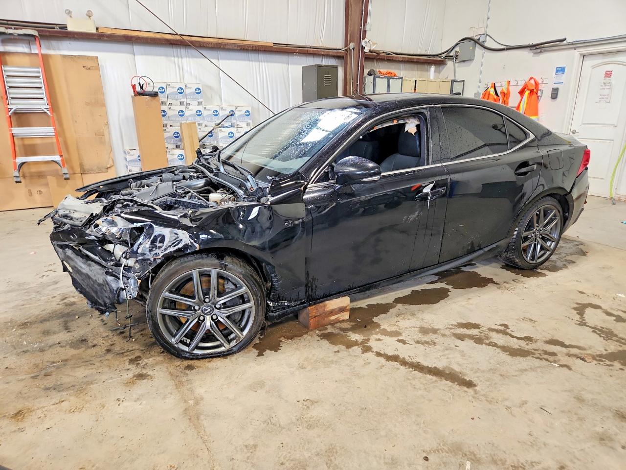 2014 Lexus Is 350 Black vin: JTHCE1D22E5004382