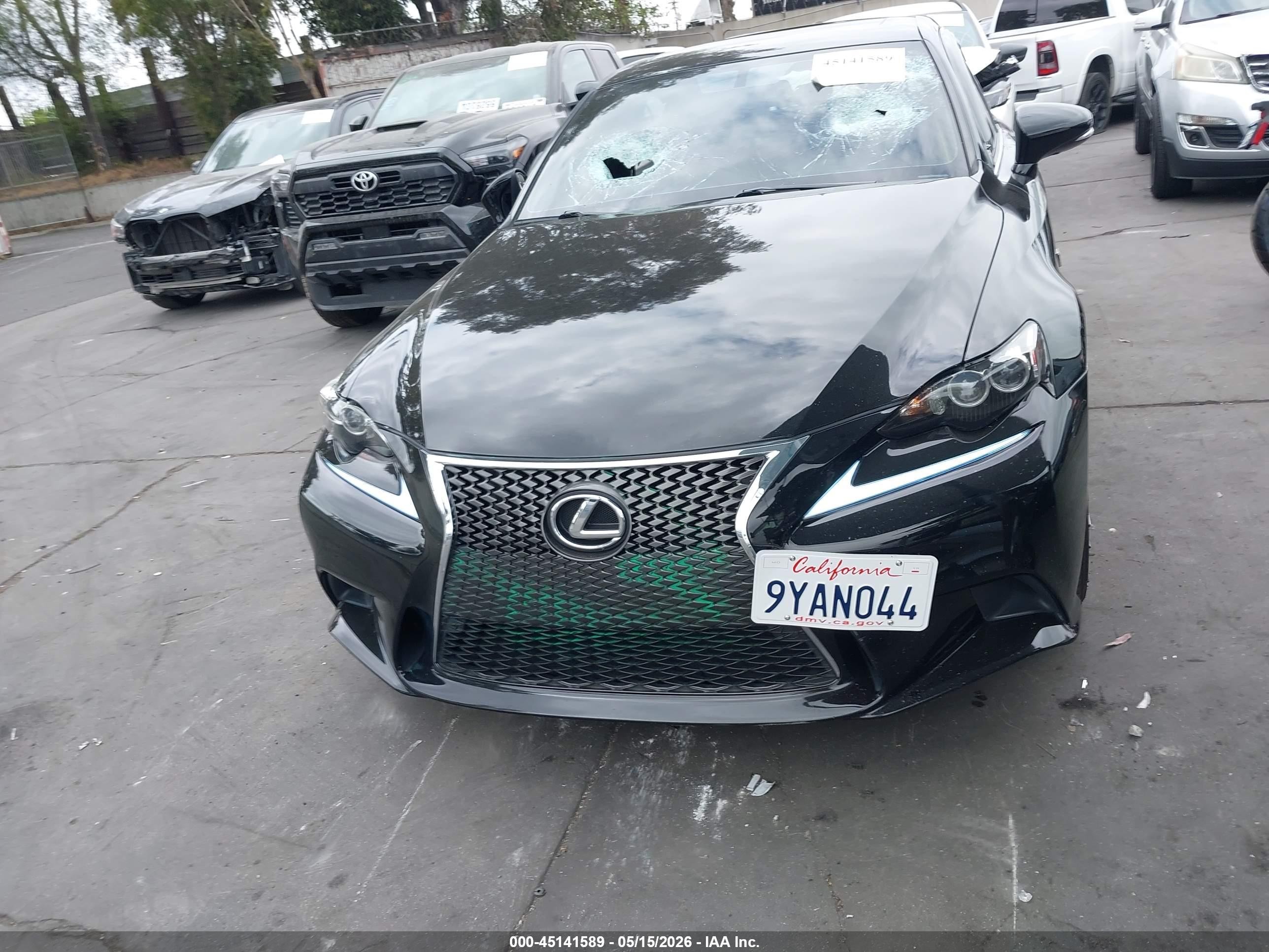 2015 Lexus Is 350 Black vin: JTHCE1D22F5006733
