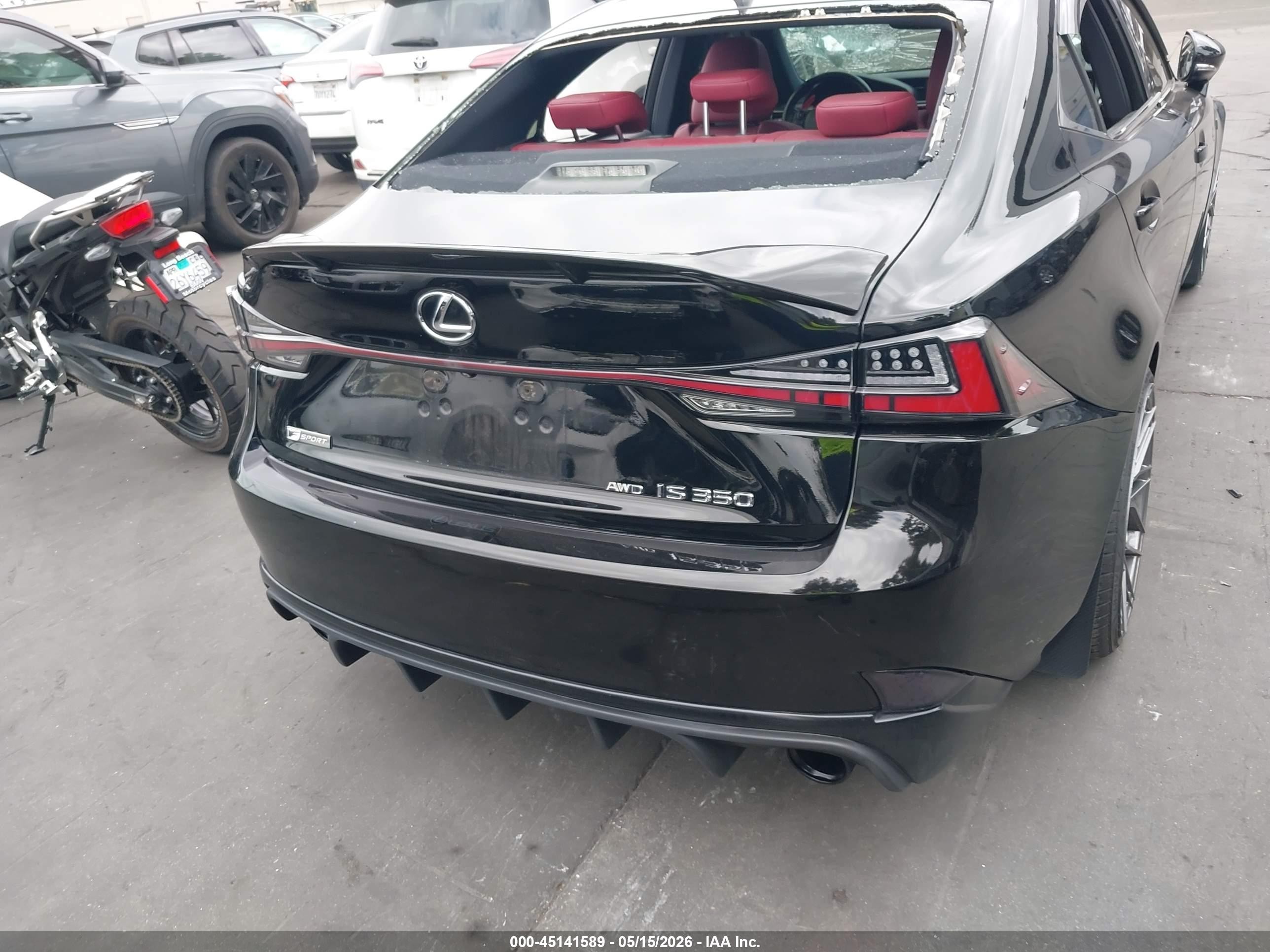 2015 Lexus Is 350 Black vin: JTHCE1D22F5006733