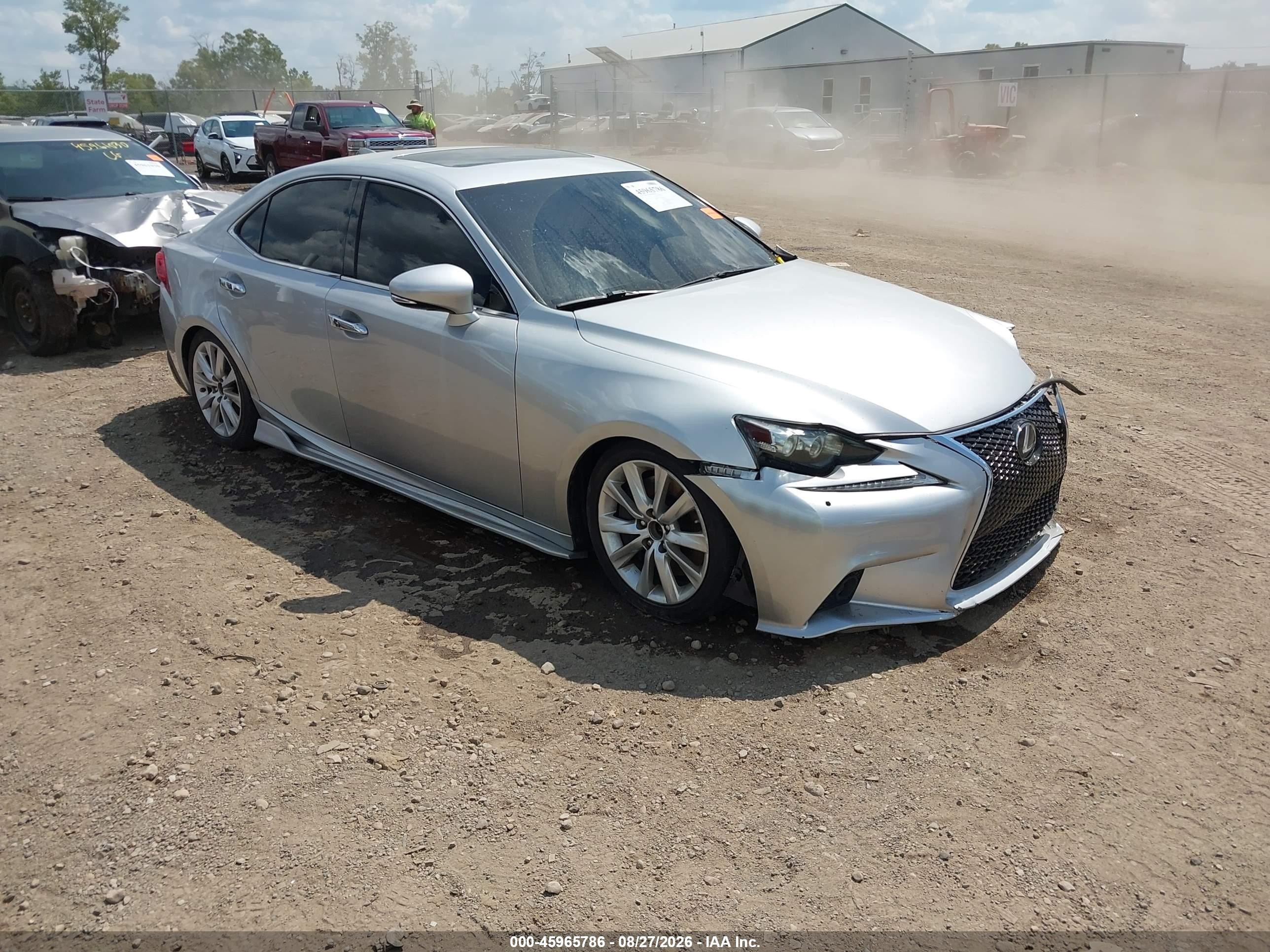 2014 Lexus Is 350   Gray vin: JTHCE1D23E5000180