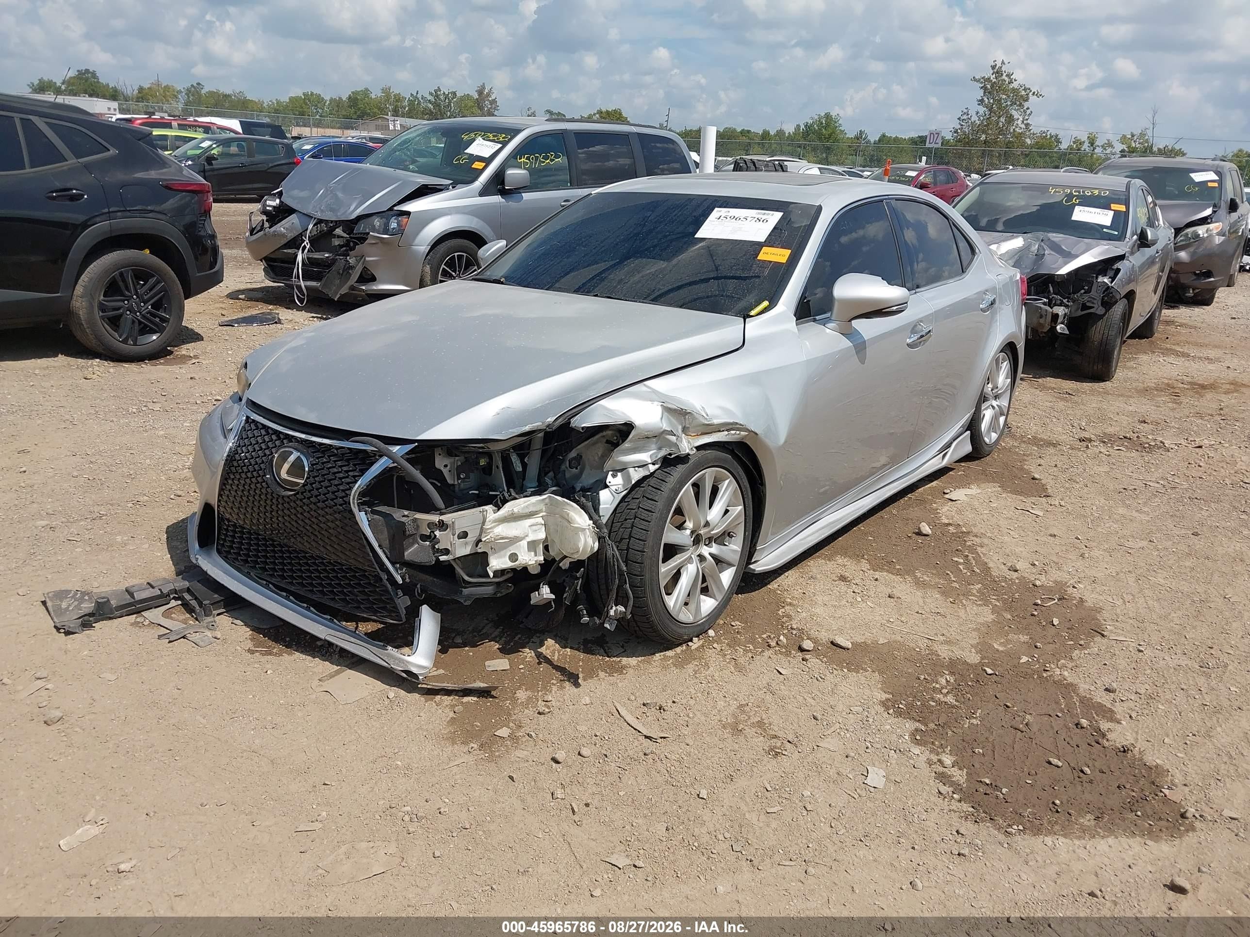 2014 Lexus Is 350   Gray vin: JTHCE1D23E5000180
