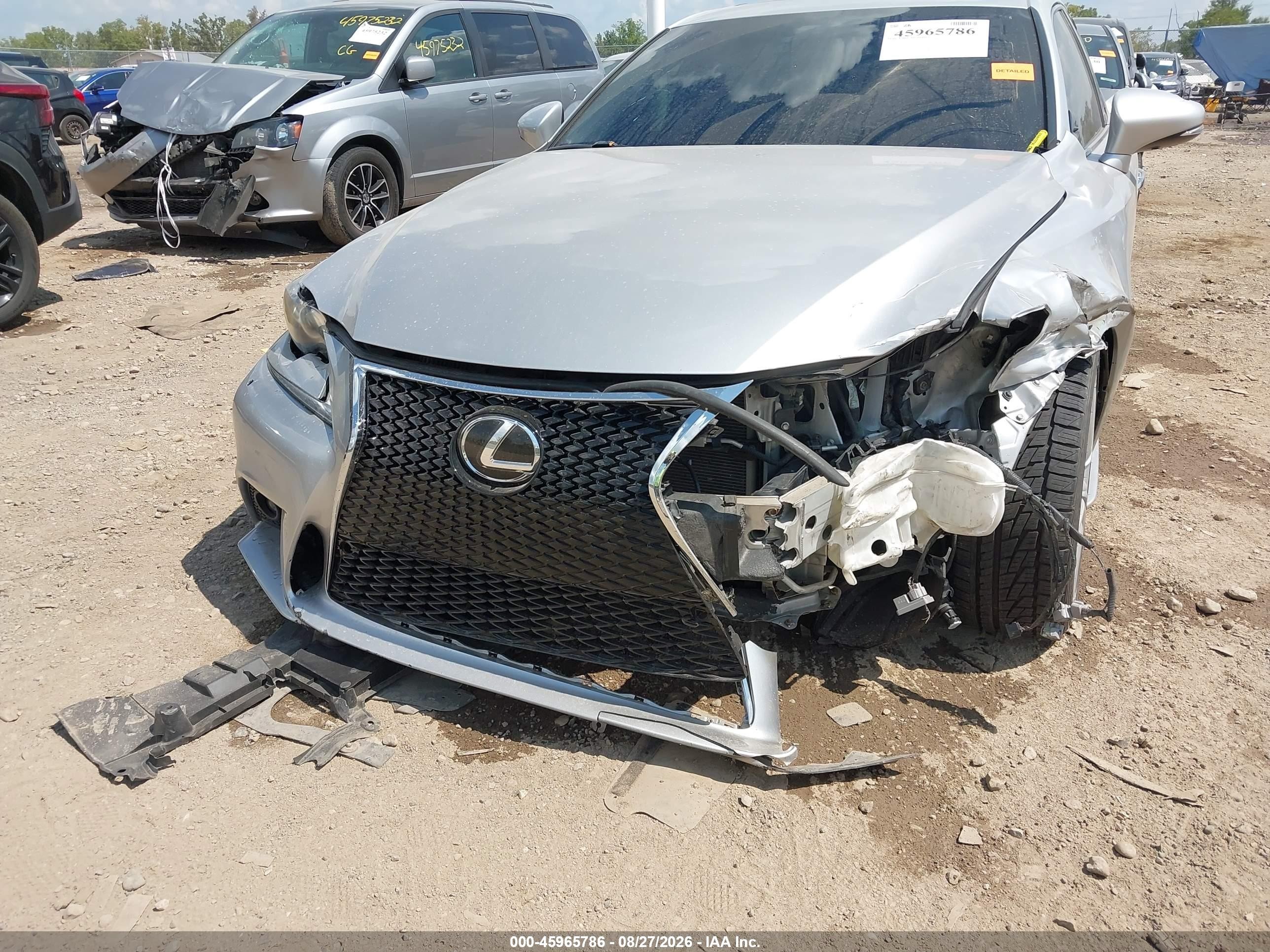 2014 Lexus Is 350   Gray vin: JTHCE1D23E5000180