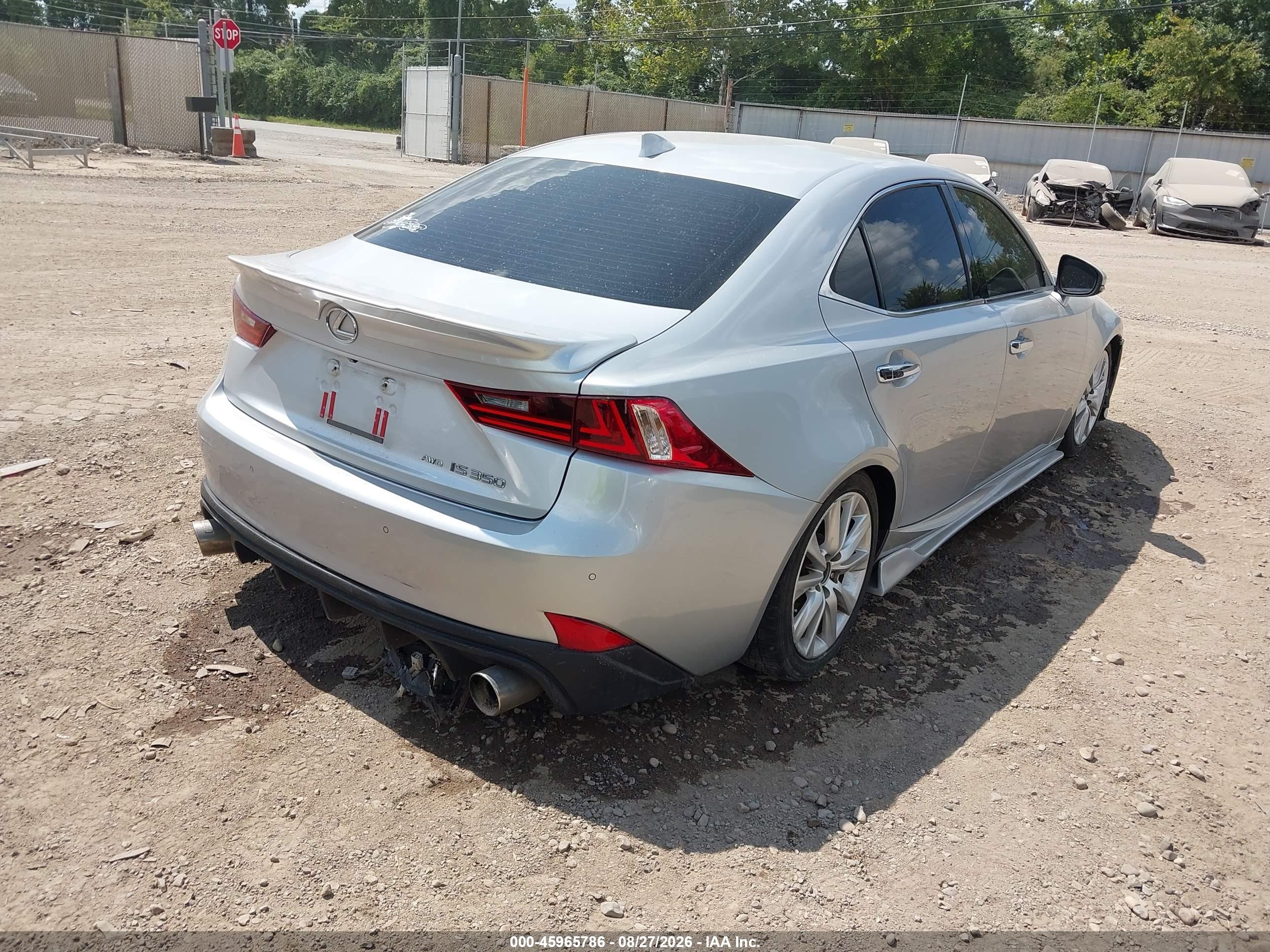 2014 Lexus Is 350   Gray vin: JTHCE1D23E5000180