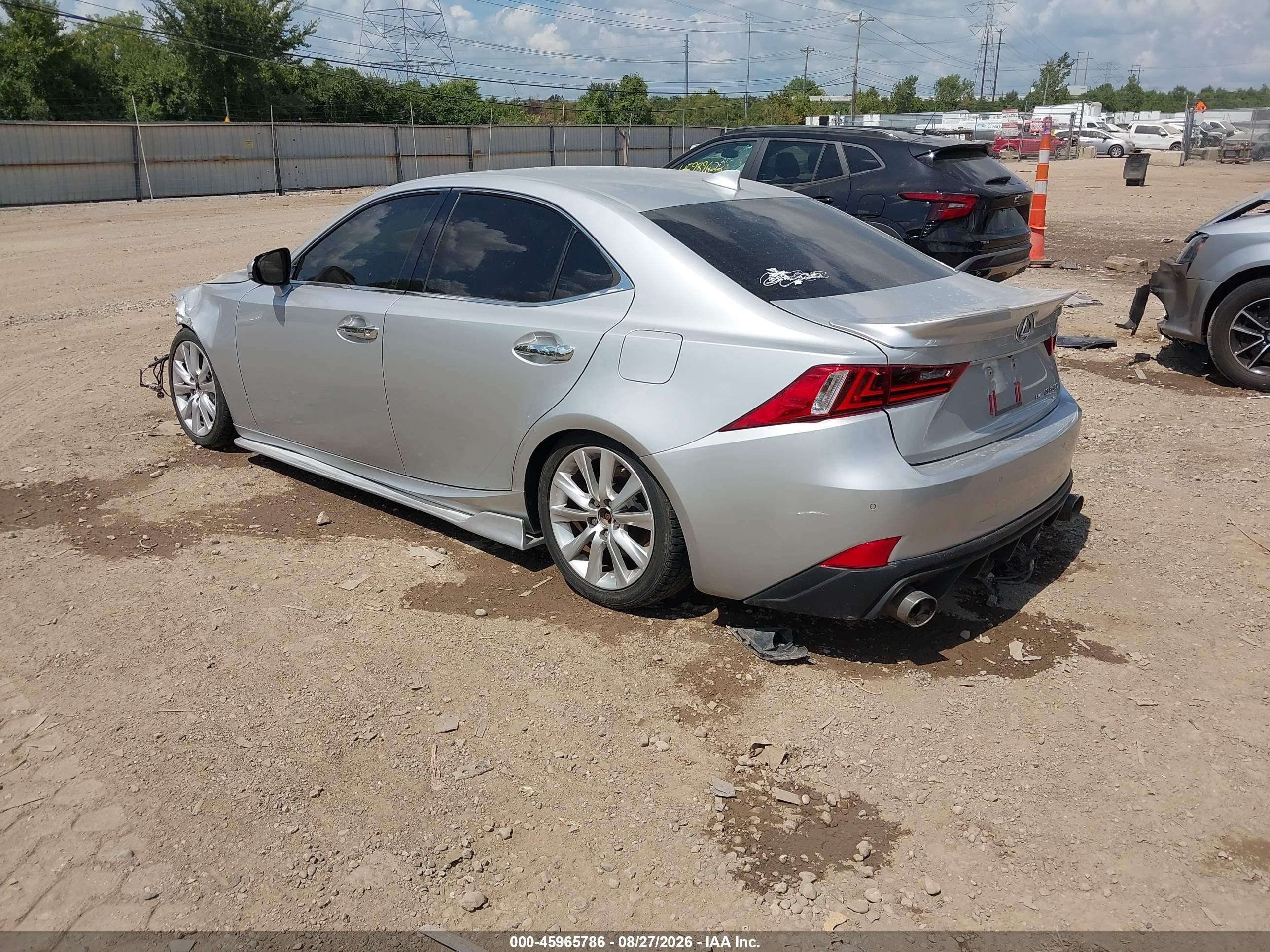 2014 Lexus Is 350   Gray vin: JTHCE1D23E5000180