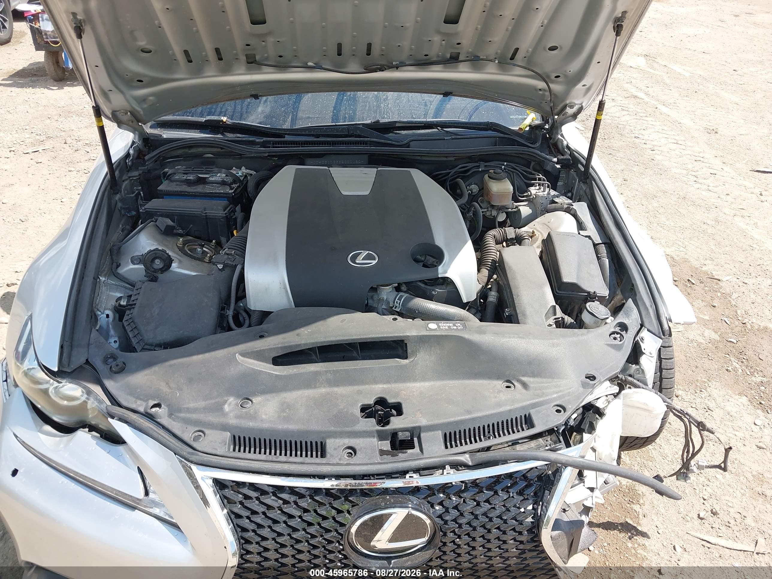 2014 Lexus Is 350   Gray vin: JTHCE1D23E5000180