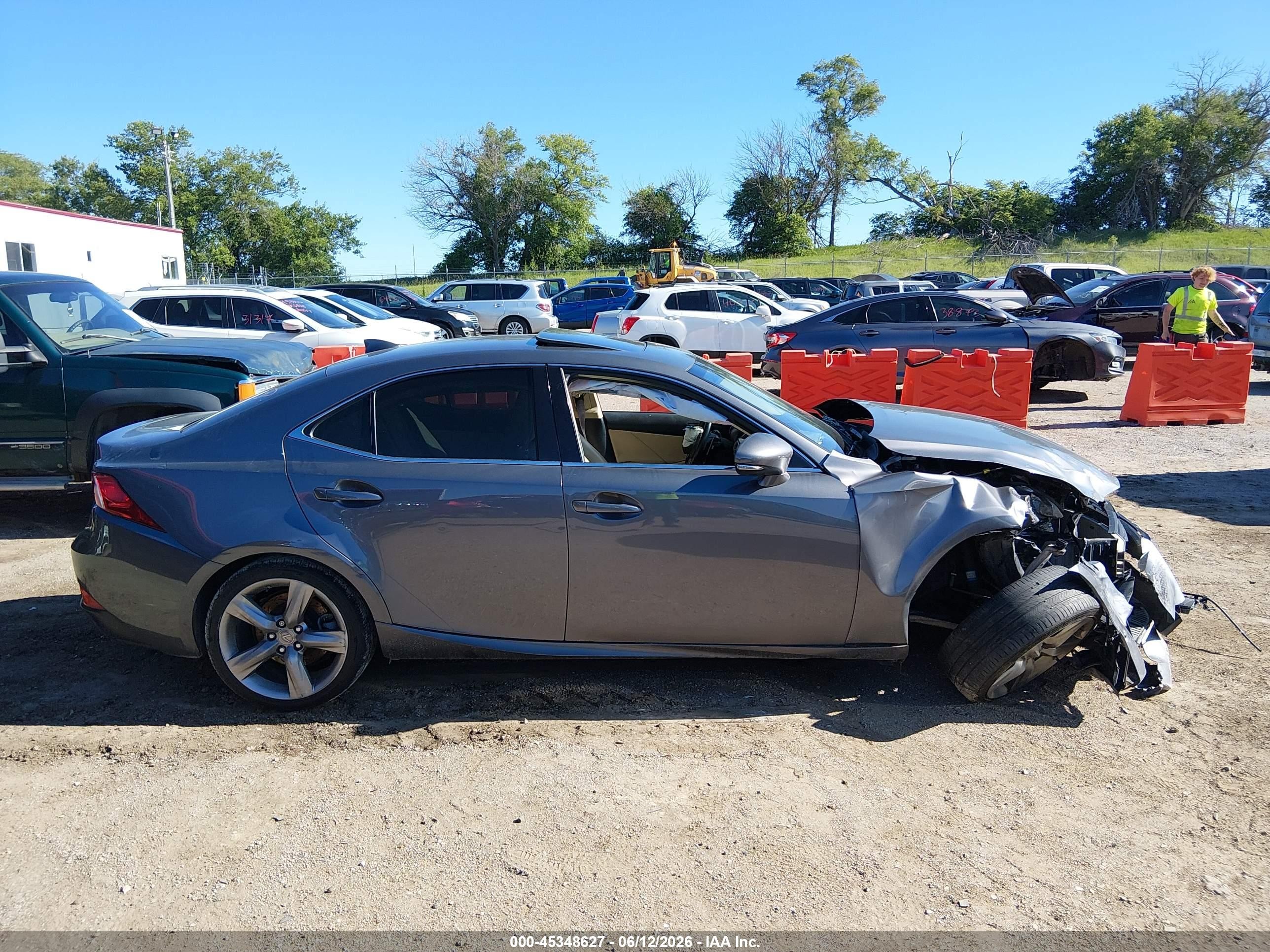 2014 Lexus Is 350   Silver vin: JTHCE1D25E5001430