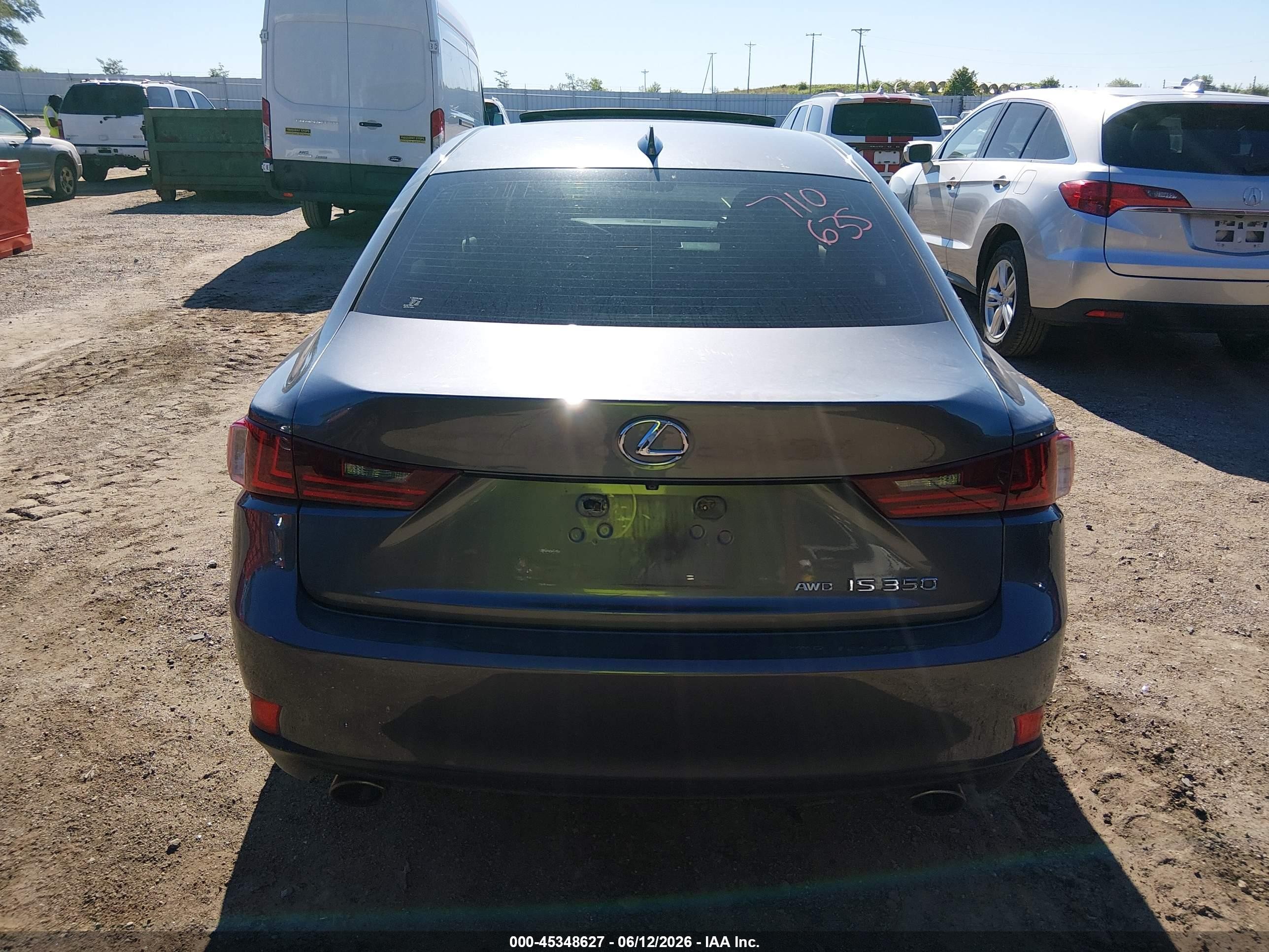 2014 Lexus Is 350   Silver vin: JTHCE1D25E5001430