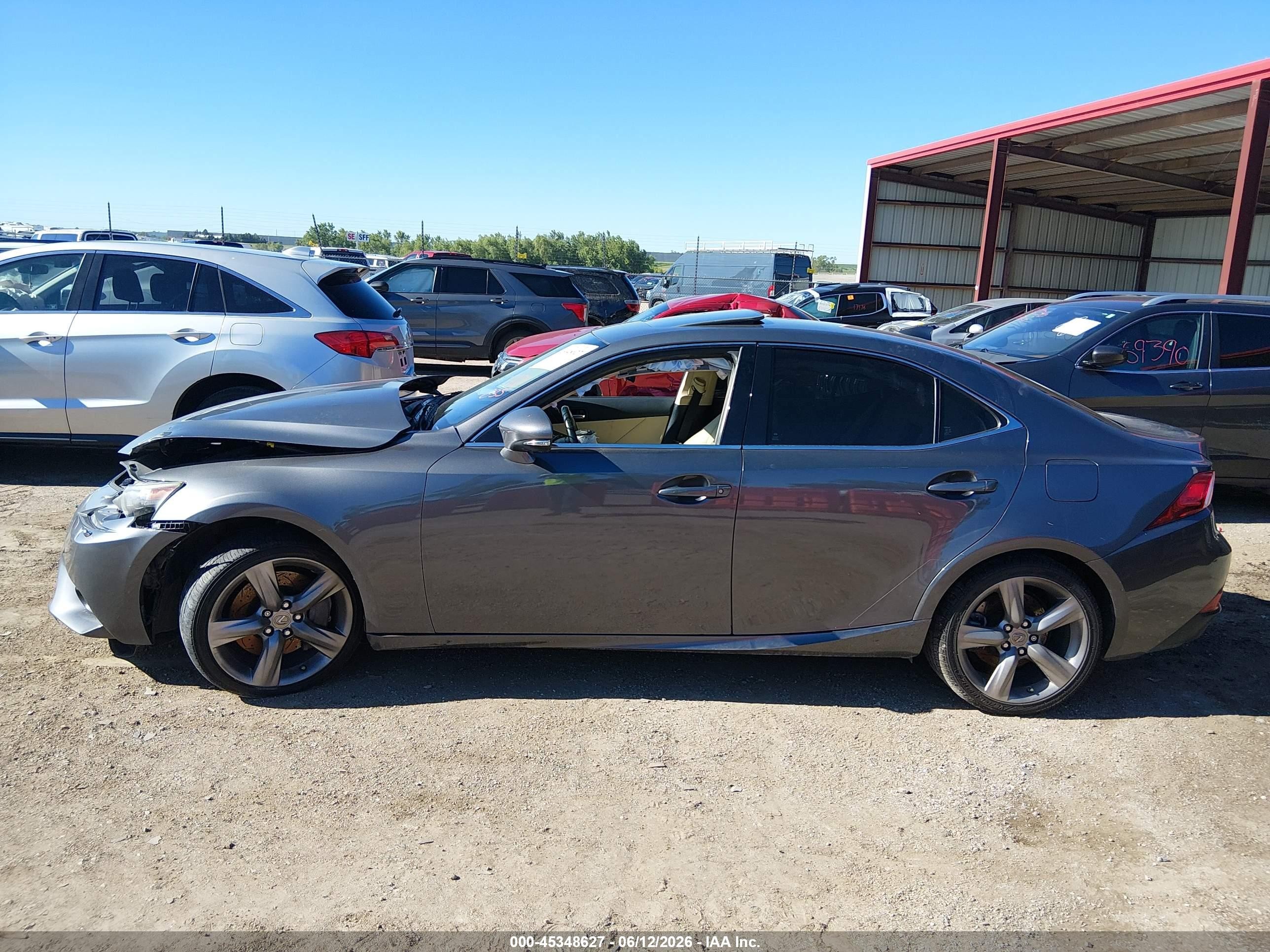 2014 Lexus Is 350   Silver vin: JTHCE1D25E5001430