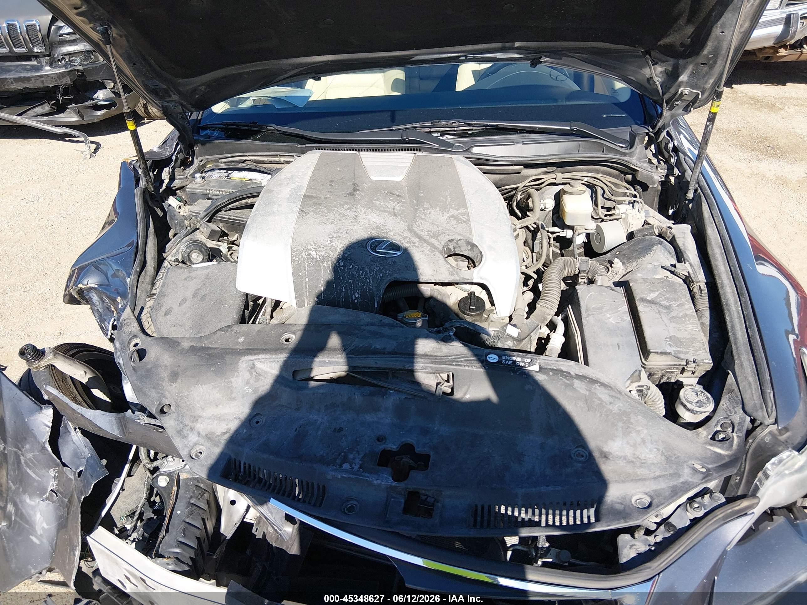2014 Lexus Is 350   Silver vin: JTHCE1D25E5001430