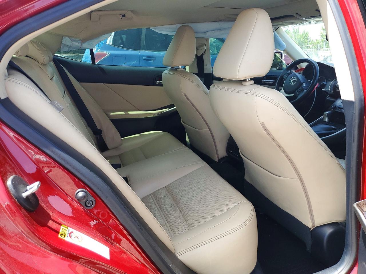 2014 Lexus Is 350 Red vin: JTHCE1D25E5002982