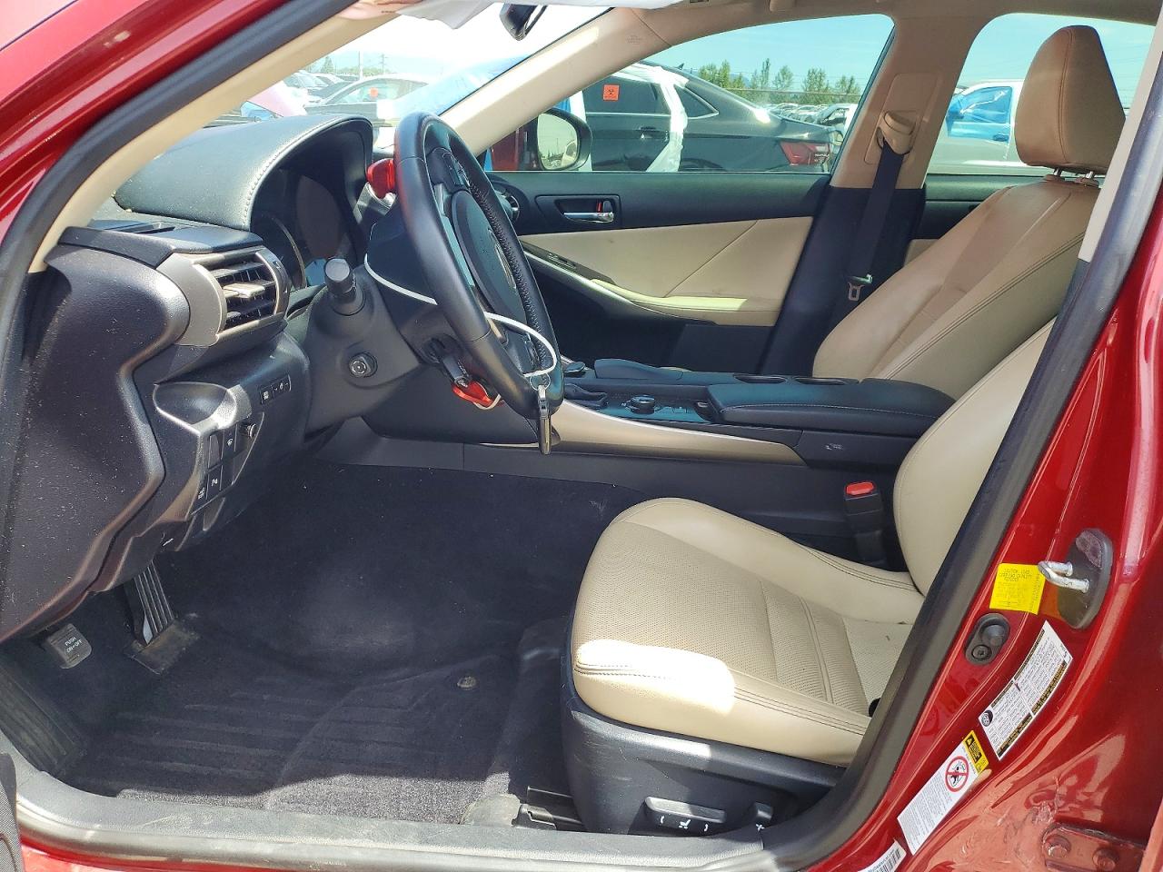 2014 Lexus Is 350 Red vin: JTHCE1D25E5002982