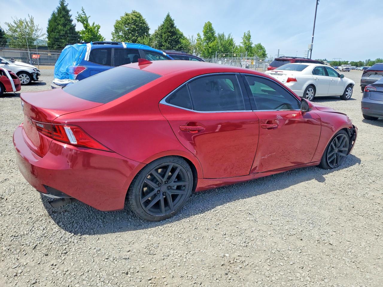 2014 Lexus Is 350 Red vin: JTHCE1D25E5002982