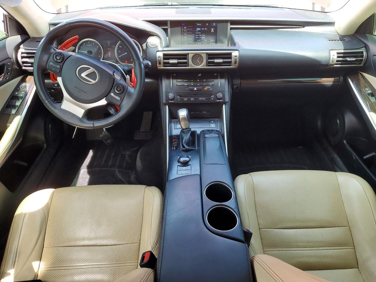 2014 Lexus Is 350 Red vin: JTHCE1D25E5002982