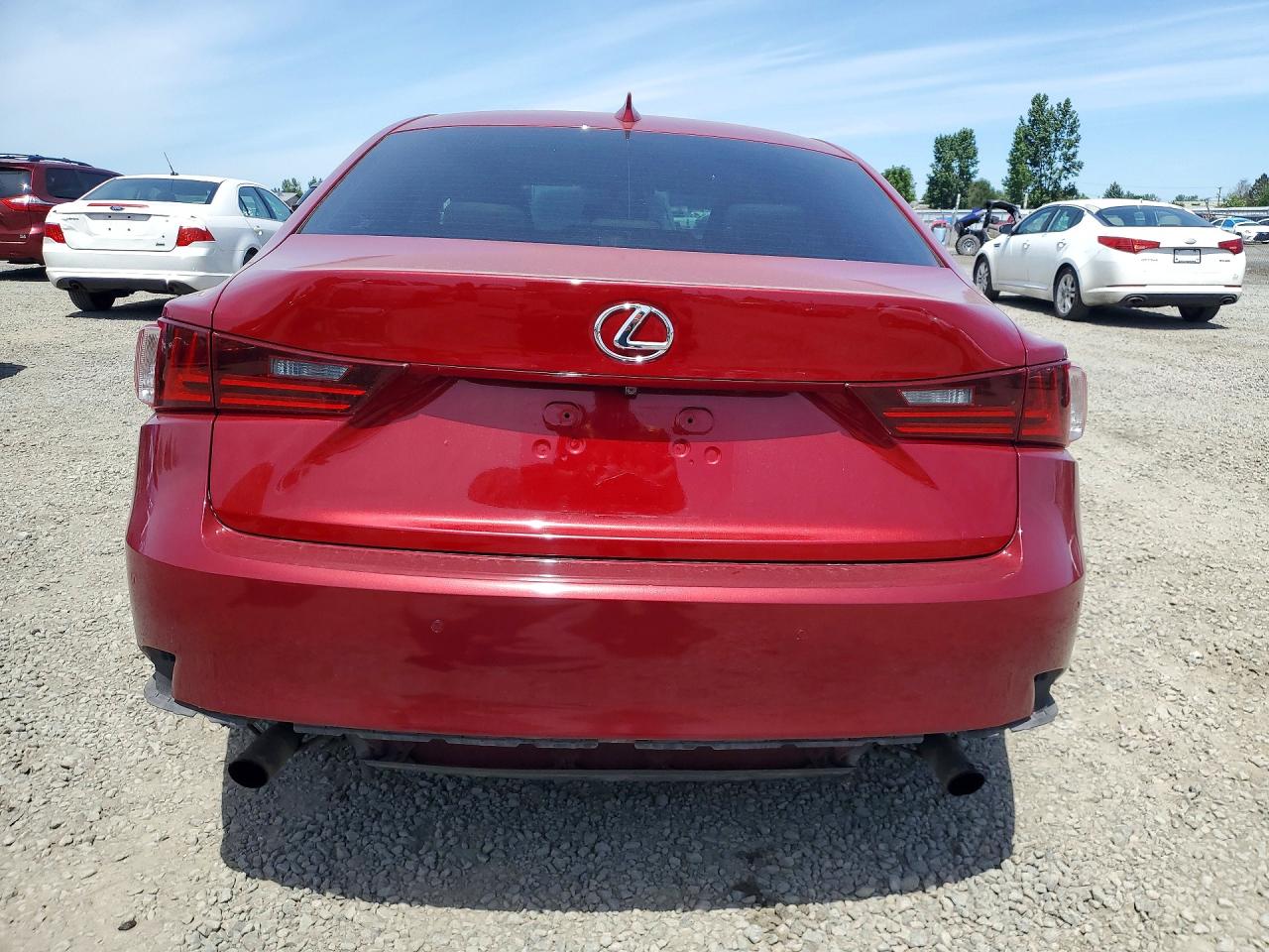 2014 Lexus Is 350 Red vin: JTHCE1D25E5002982