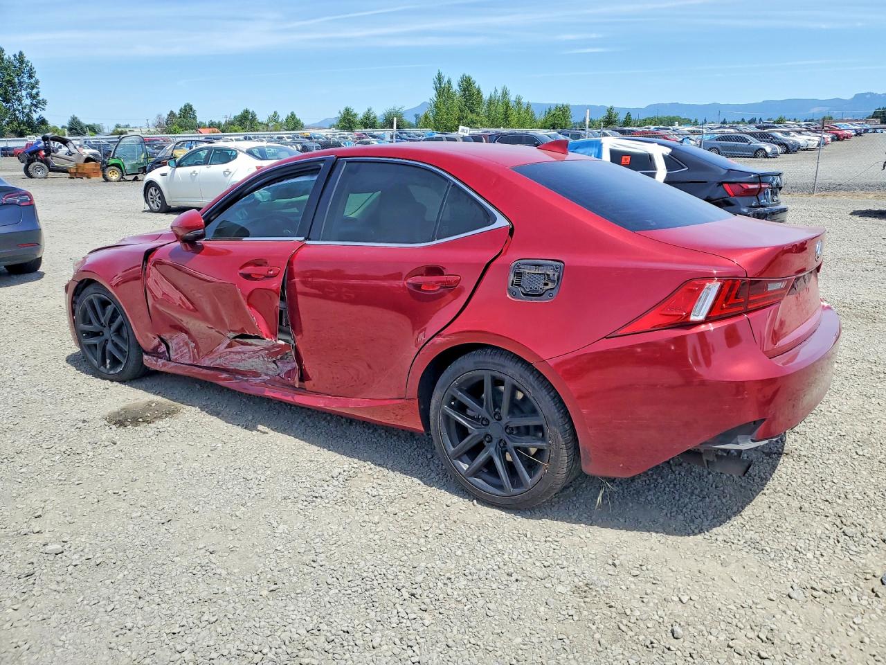 2014 Lexus Is 350 Red vin: JTHCE1D25E5002982