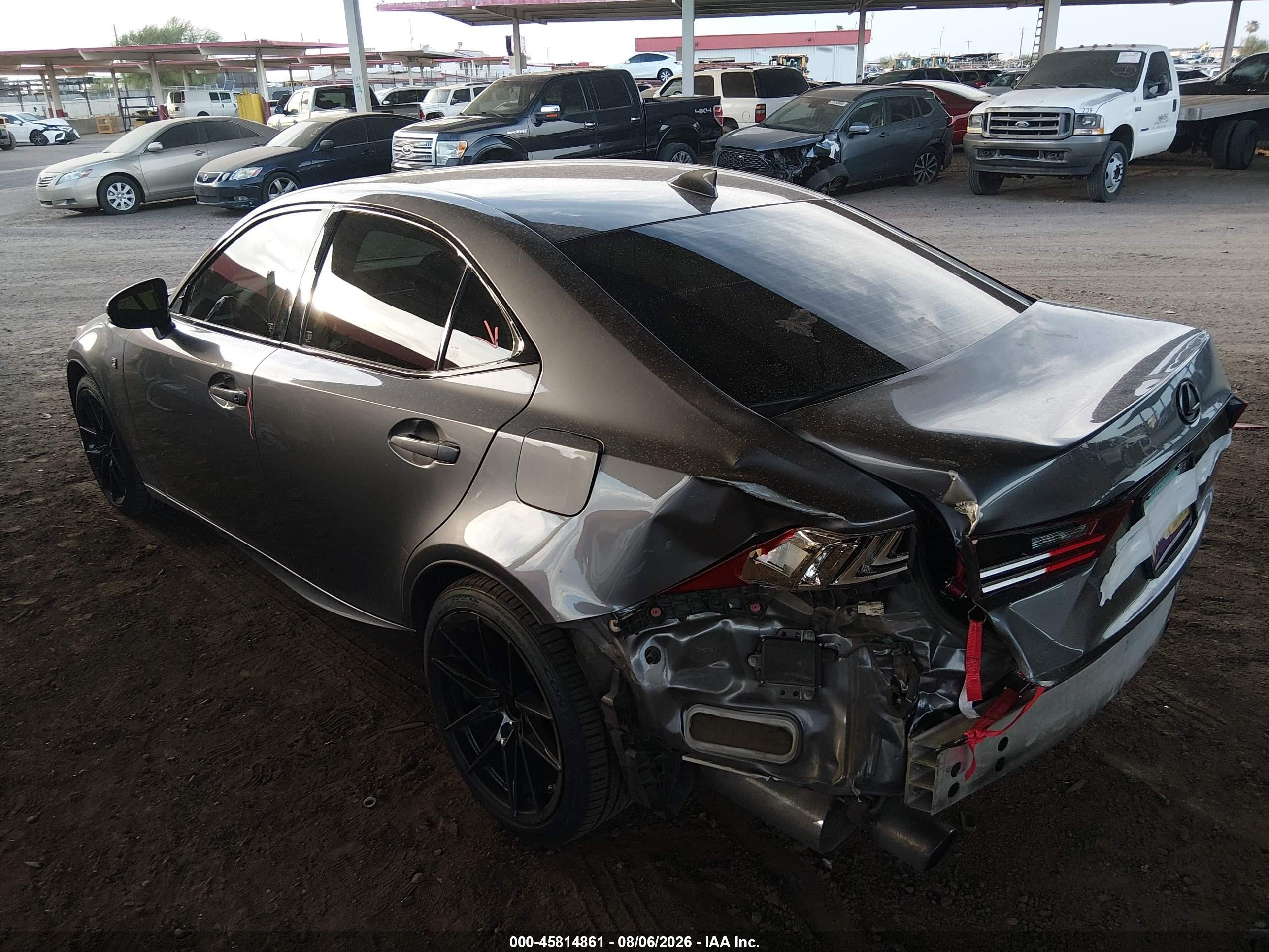 2014 Lexus Is 350   Gray vin: JTHCE1D25E5003842