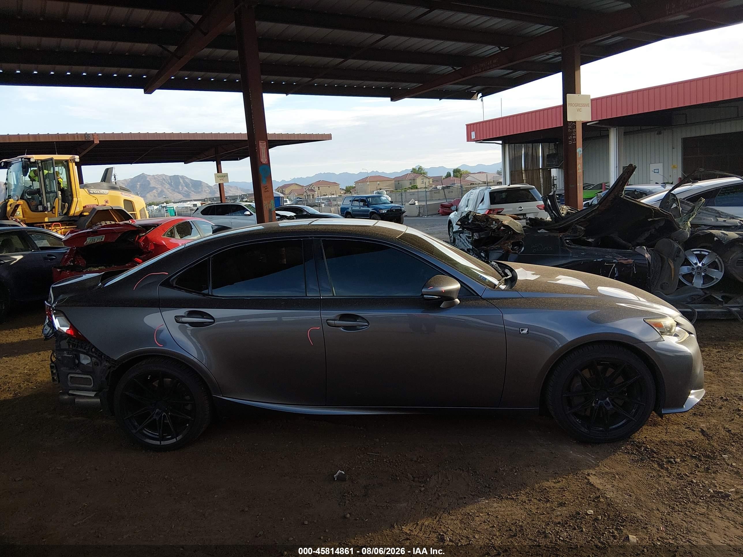 2014 Lexus Is 350   Gray vin: JTHCE1D25E5003842