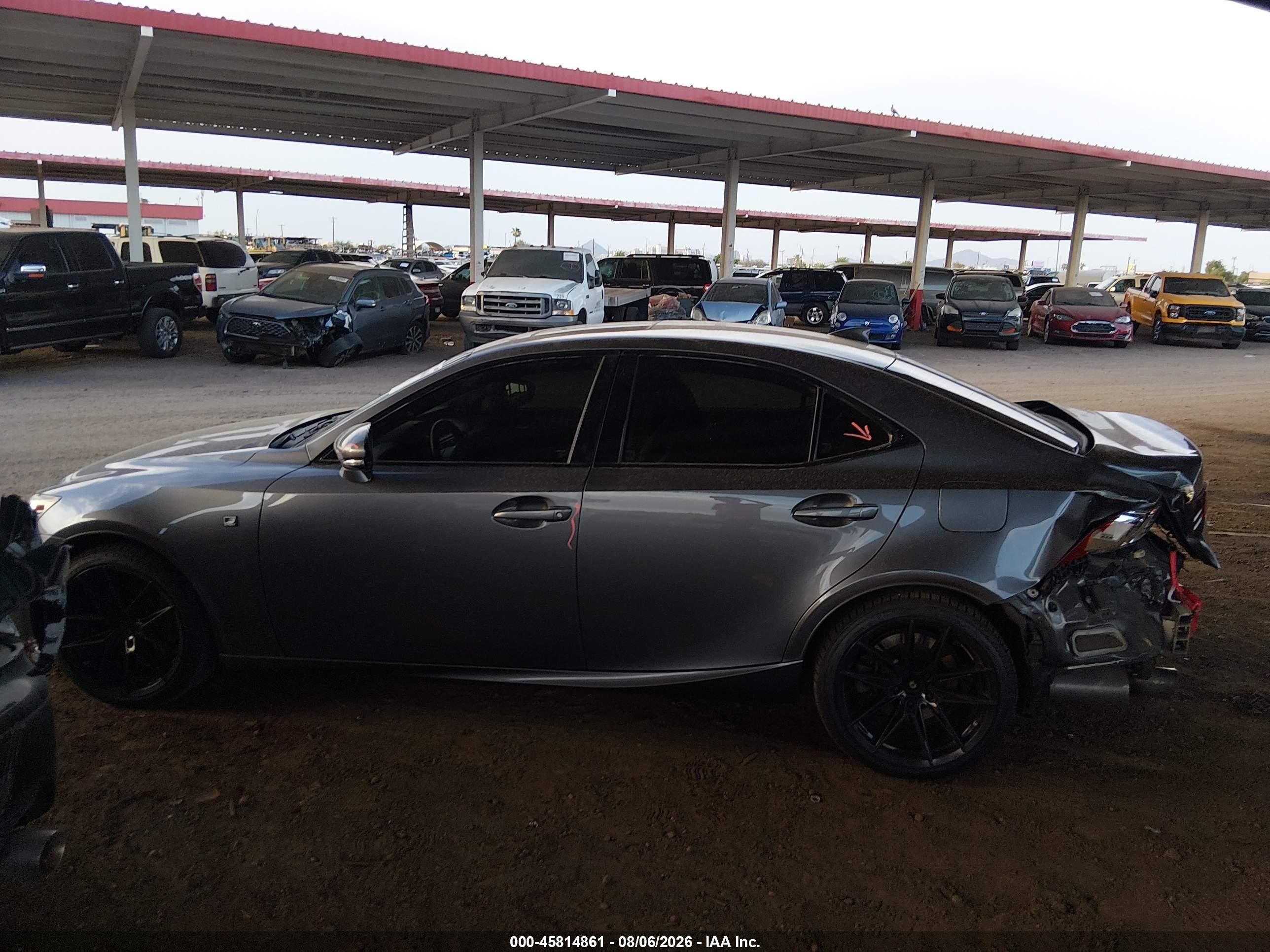 2014 Lexus Is 350   Gray vin: JTHCE1D25E5003842