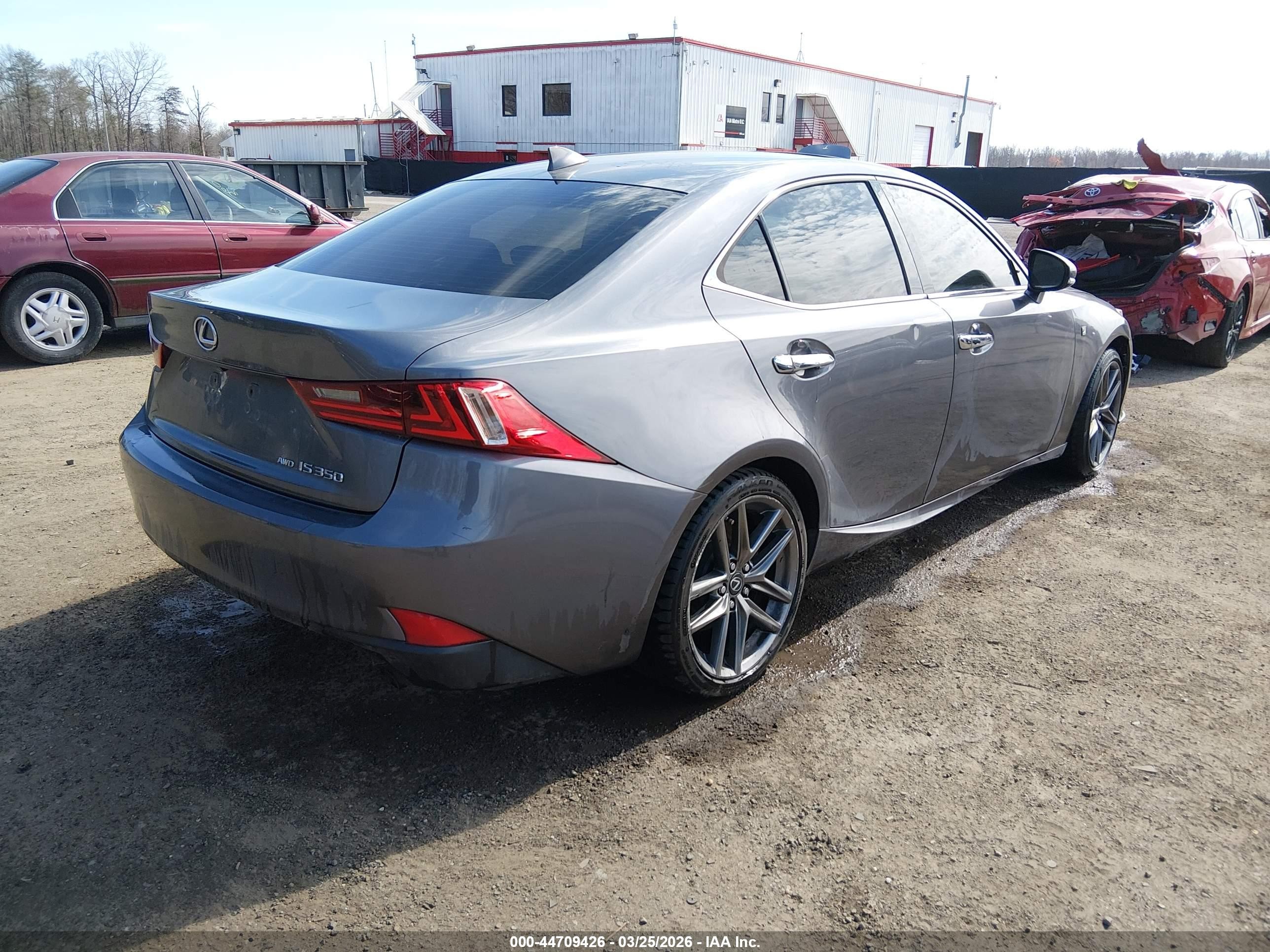 2014 Lexus Is 350 Gray vin: JTHCE1D25E5003940
