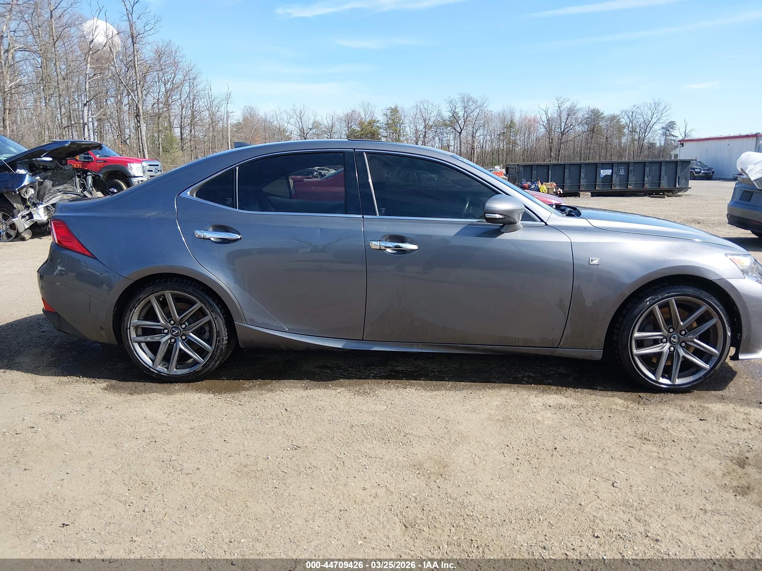 2014 Lexus Is 350 Gray vin: JTHCE1D25E5003940