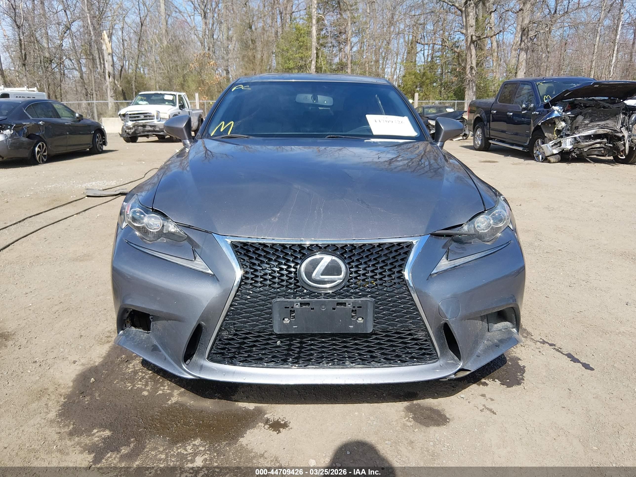 2014 Lexus Is 350 Gray vin: JTHCE1D25E5003940