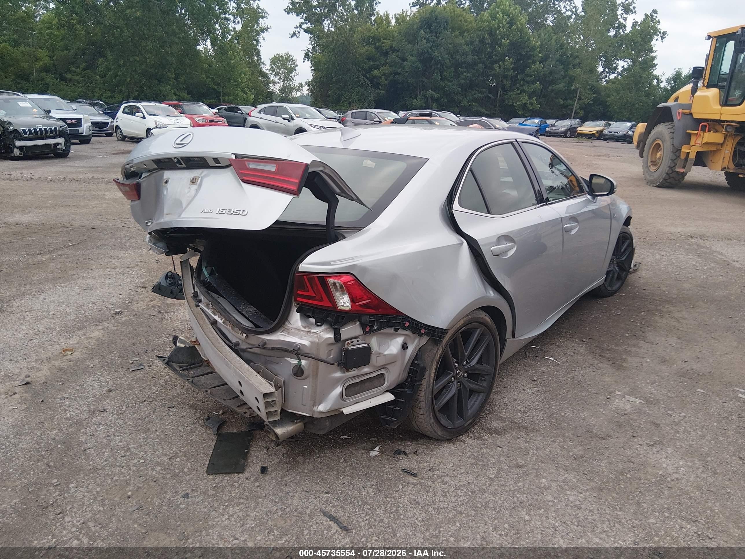 2015 Lexus Is 350   Silver vin: JTHCE1D25F5007424