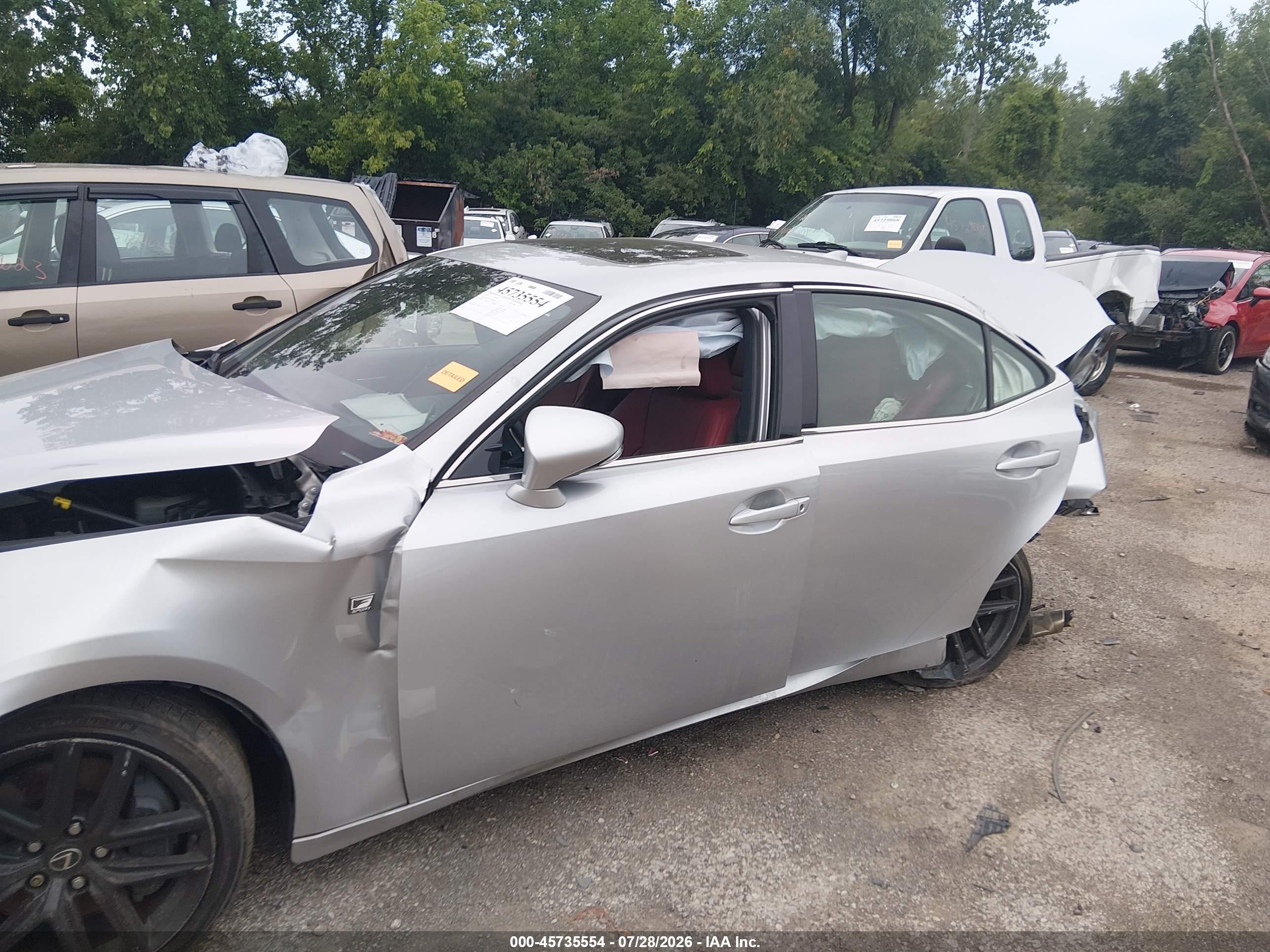 2015 Lexus Is 350   Silver vin: JTHCE1D25F5007424