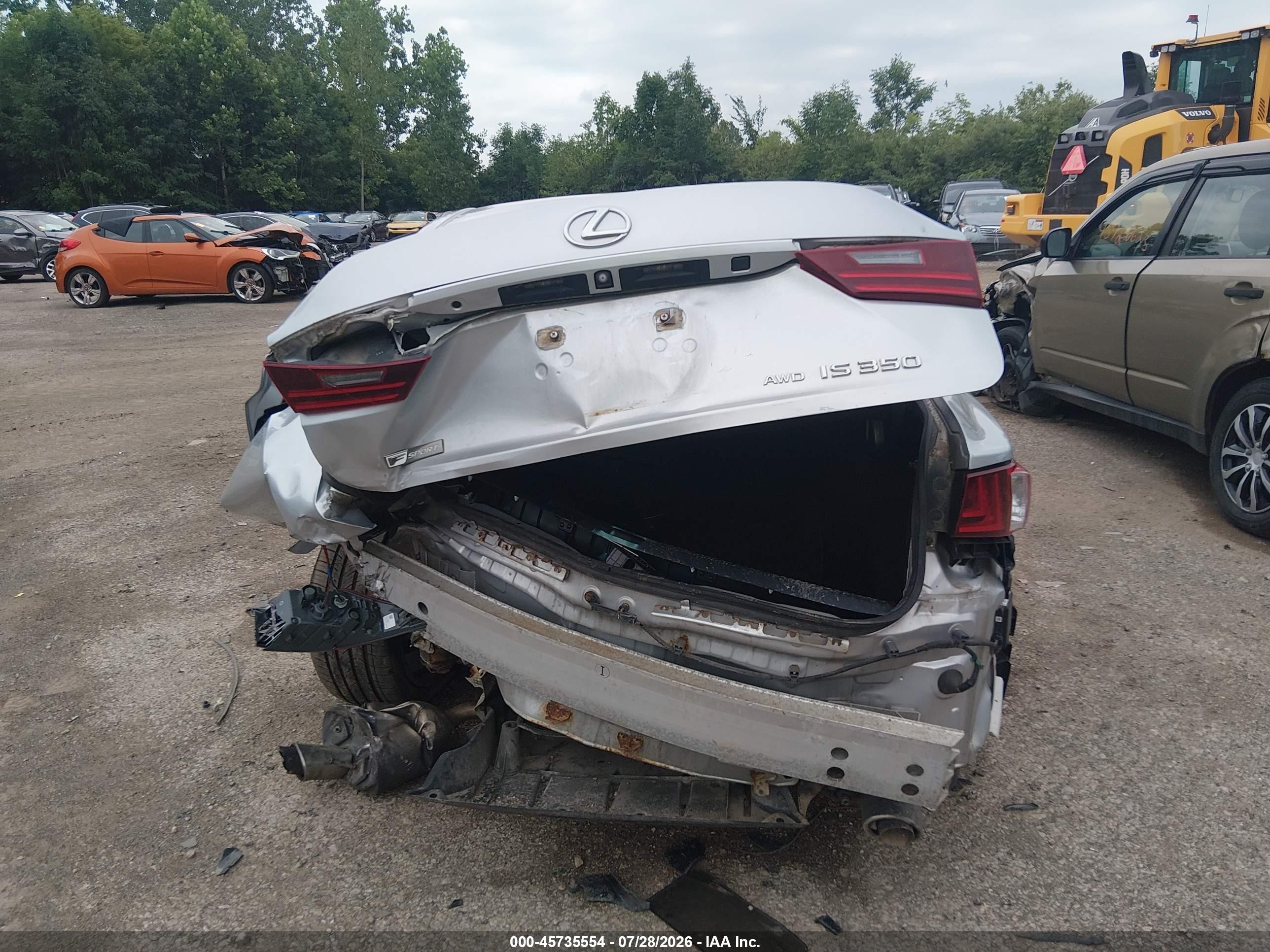 2015 Lexus Is 350   Silver vin: JTHCE1D25F5007424