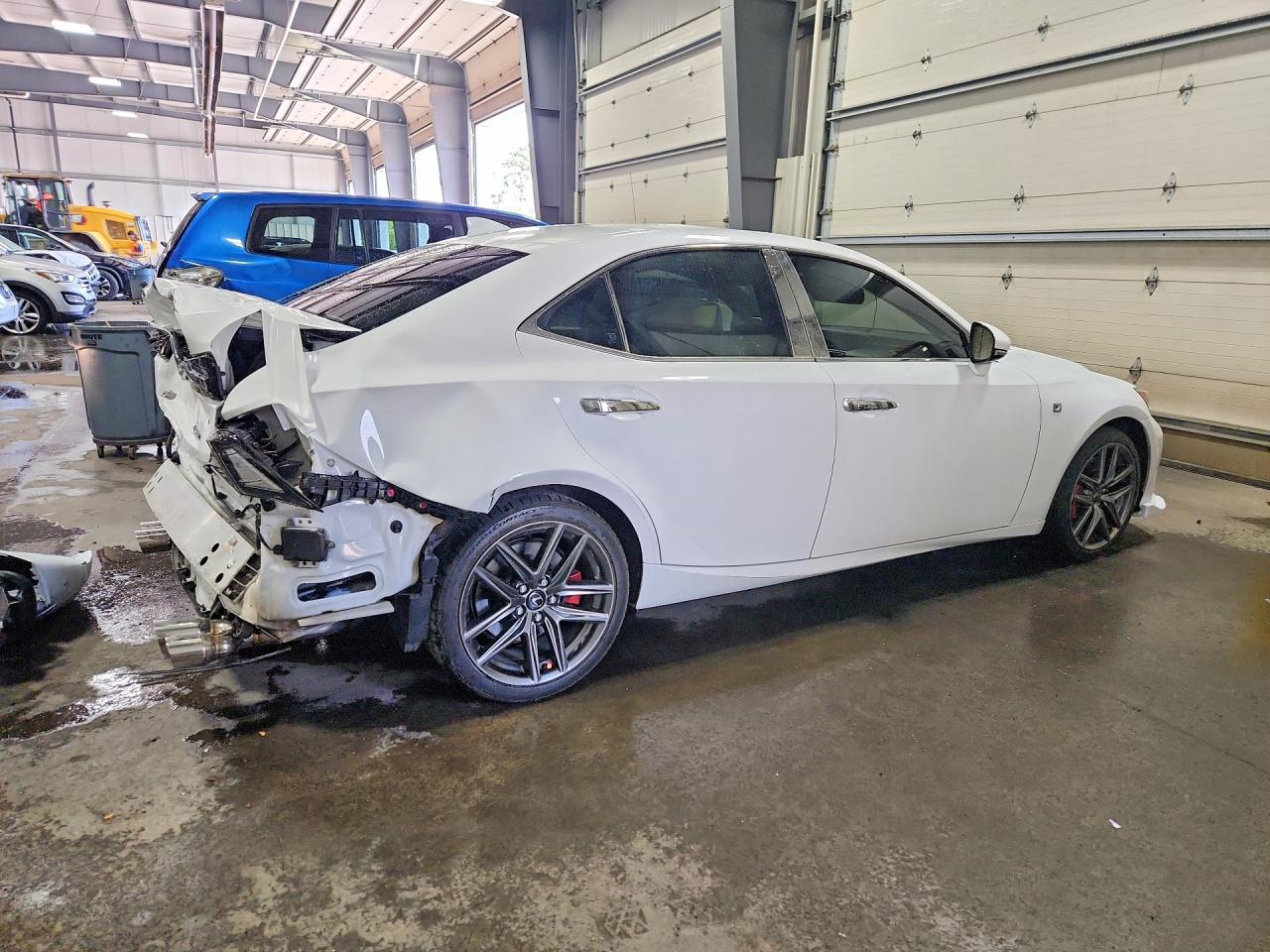 2015 Lexus Is 350 White vin: JTHCE1D25F5009254