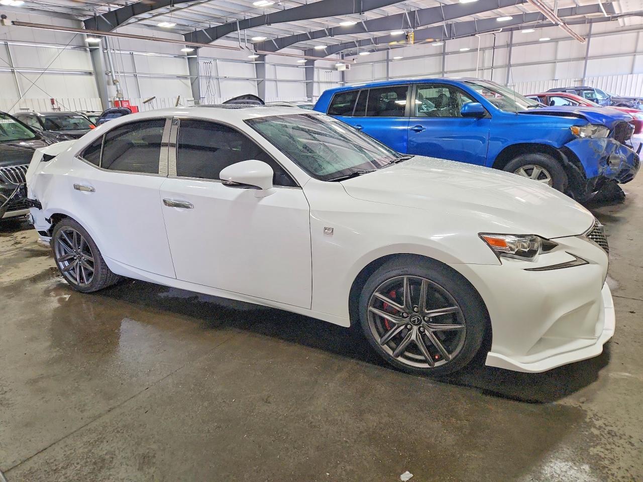 2015 Lexus Is 350 White vin: JTHCE1D25F5009254