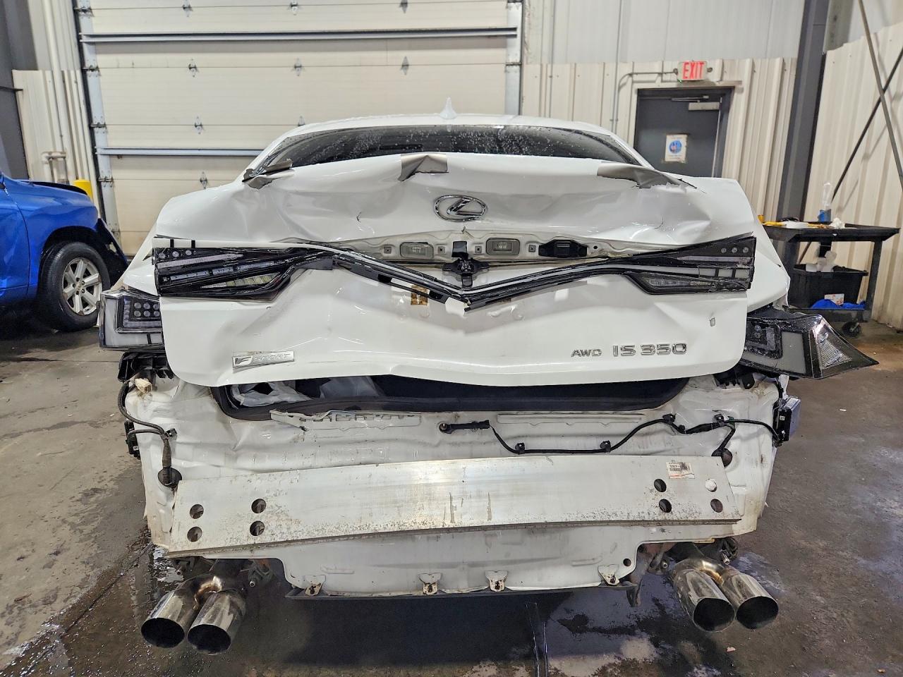 2015 Lexus Is 350 White vin: JTHCE1D25F5009254
