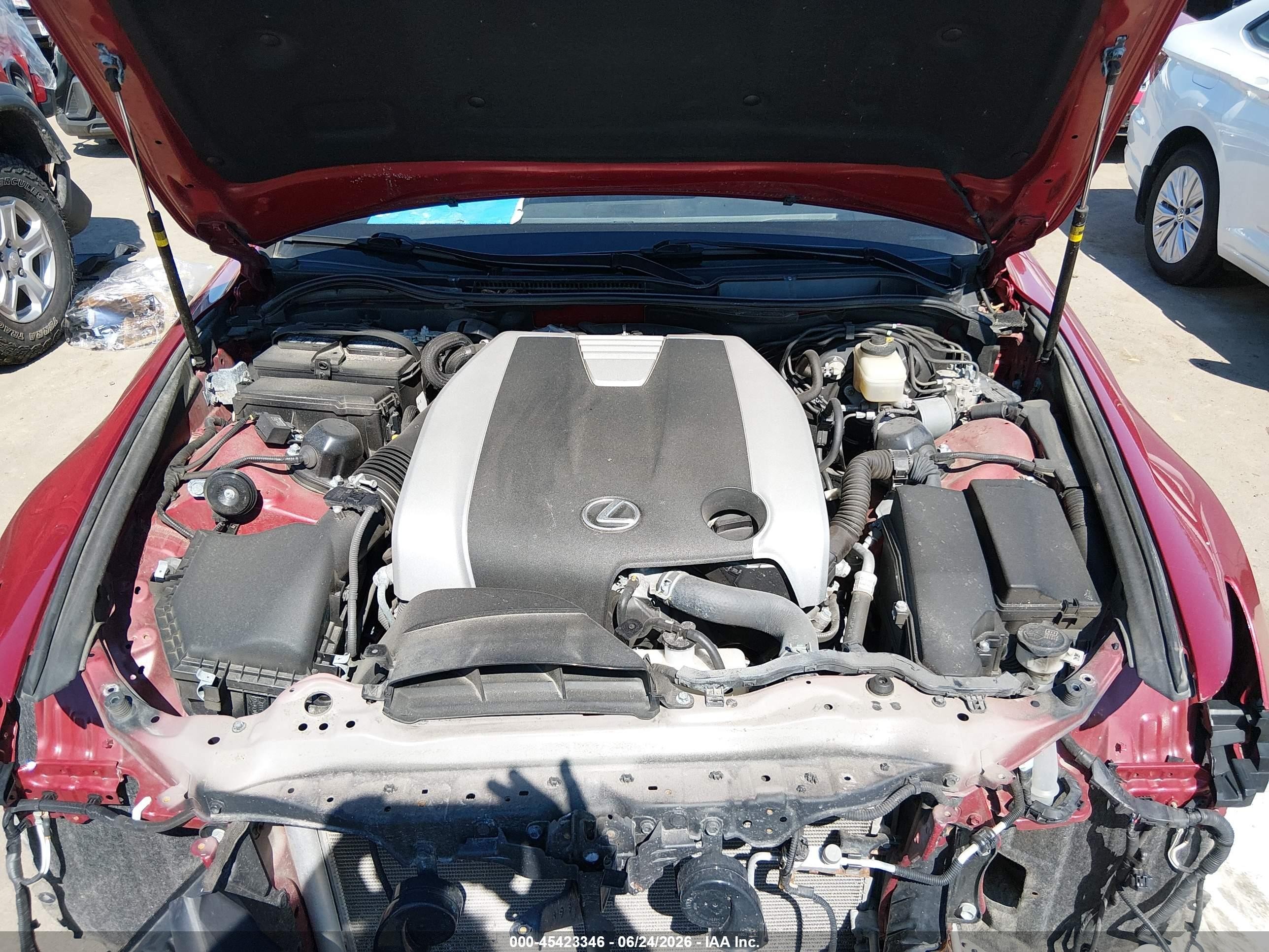 2014 Lexus Is 350   Red vin: JTHCE1D26E5000190