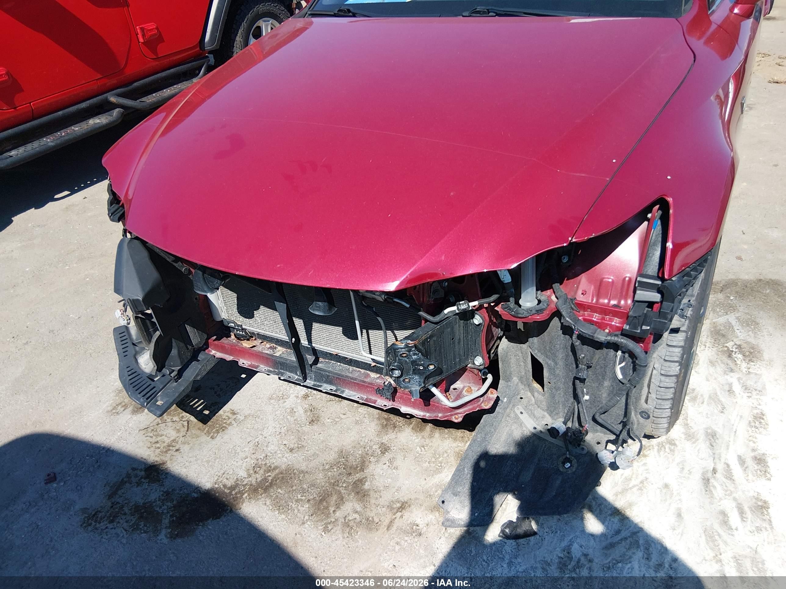 2014 Lexus Is 350   Red vin: JTHCE1D26E5000190