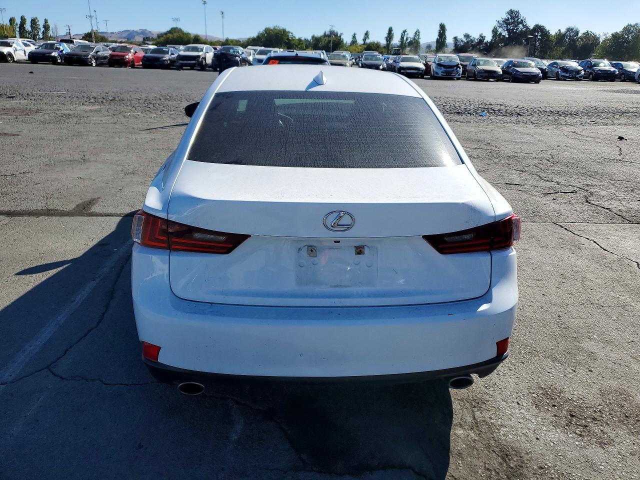 2014 Lexus Is 350 White vin: JTHCE1D26E5004997