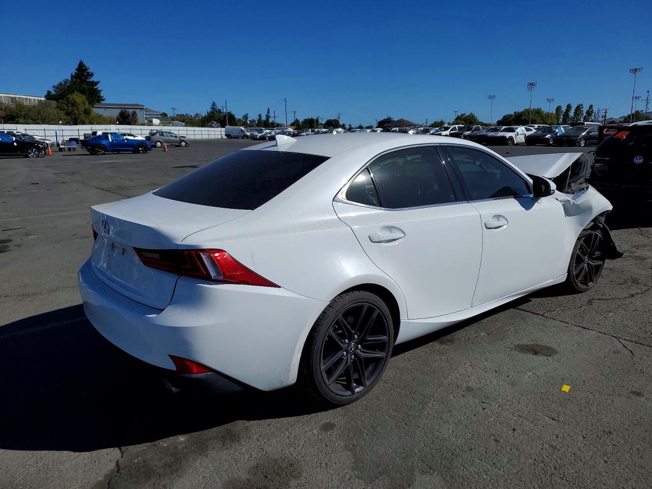 2014 Lexus Is 350 White vin: JTHCE1D26E5004997