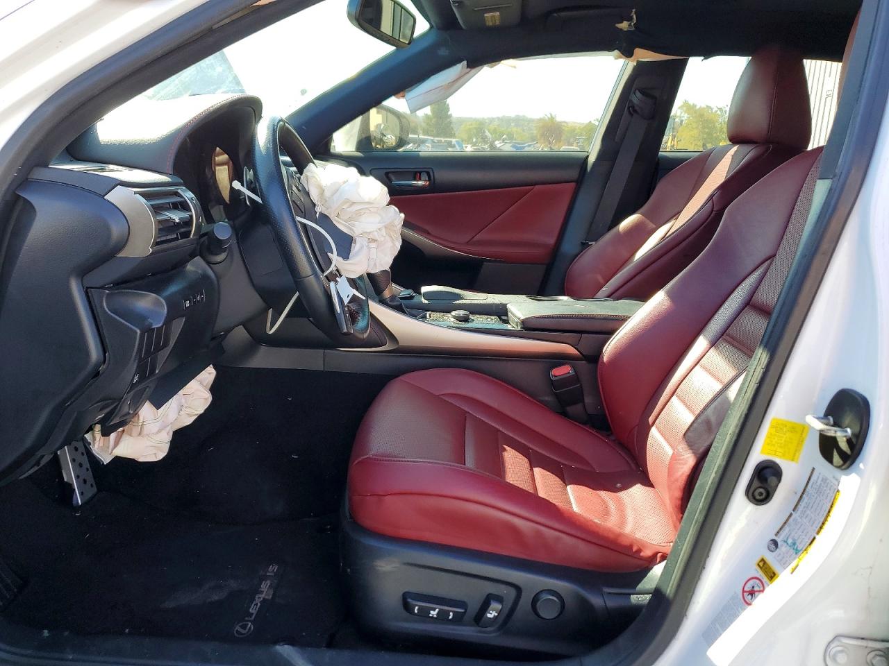 2014 Lexus Is 350 White vin: JTHCE1D26E5004997