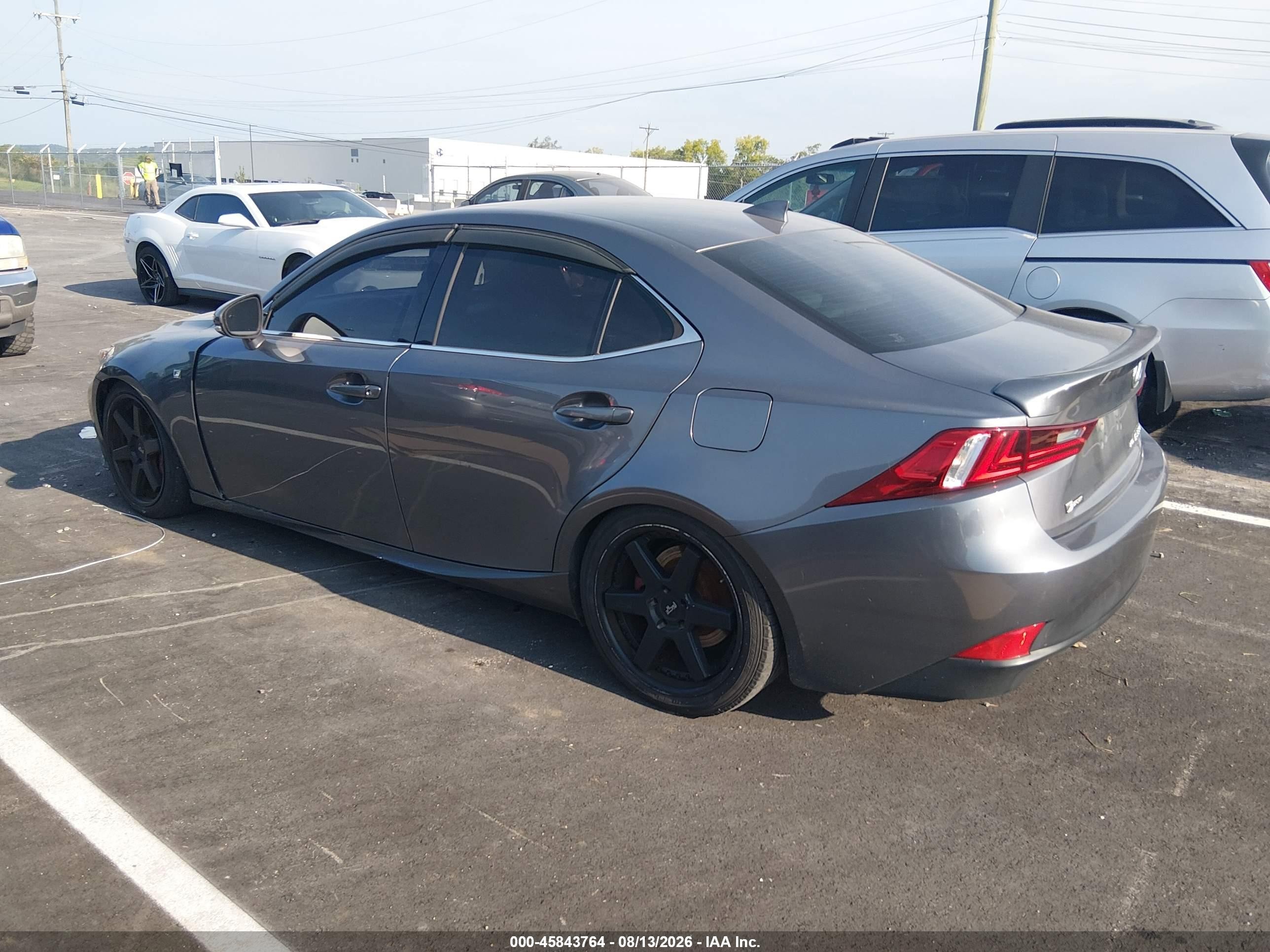 2015 Lexus Is 350 Gray vin: JTHCE1D26F5007657