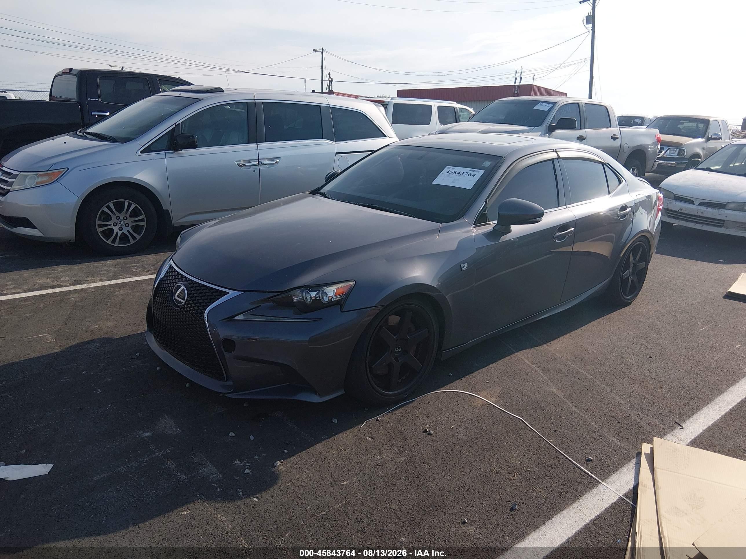 2015 Lexus Is 350 Gray vin: JTHCE1D26F5007657