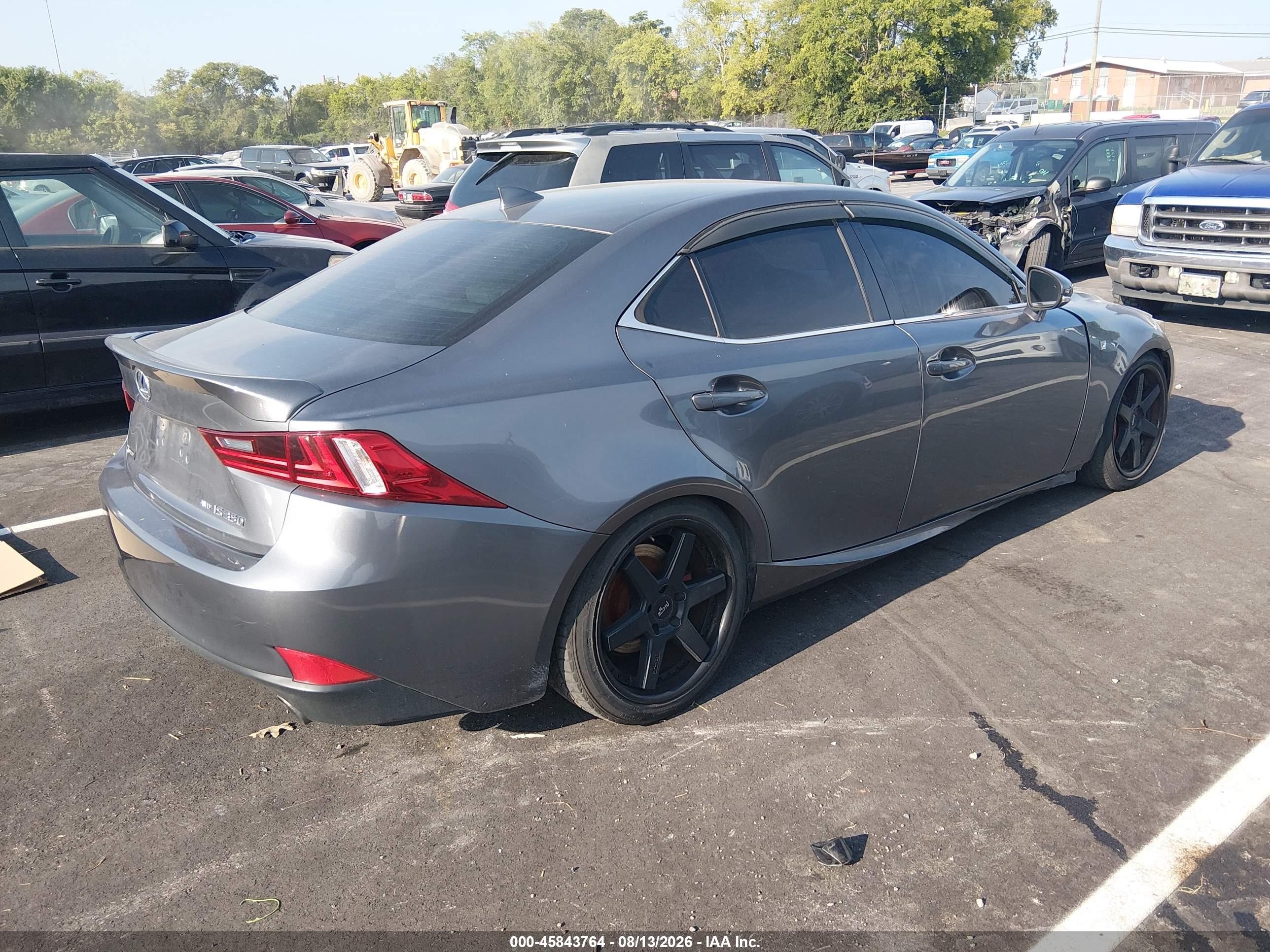 2015 Lexus Is 350 Gray vin: JTHCE1D26F5007657