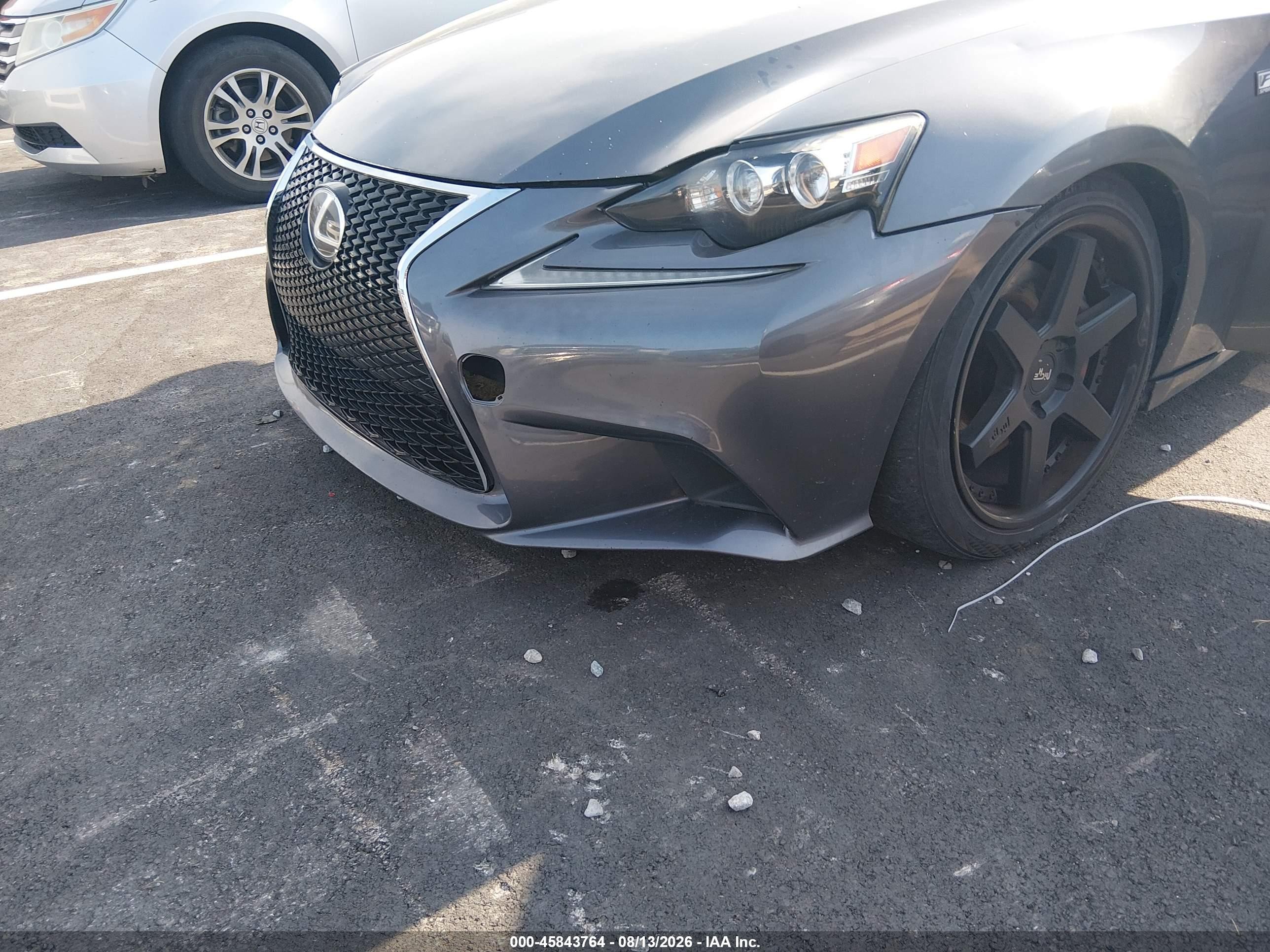 2015 Lexus Is 350 Gray vin: JTHCE1D26F5007657