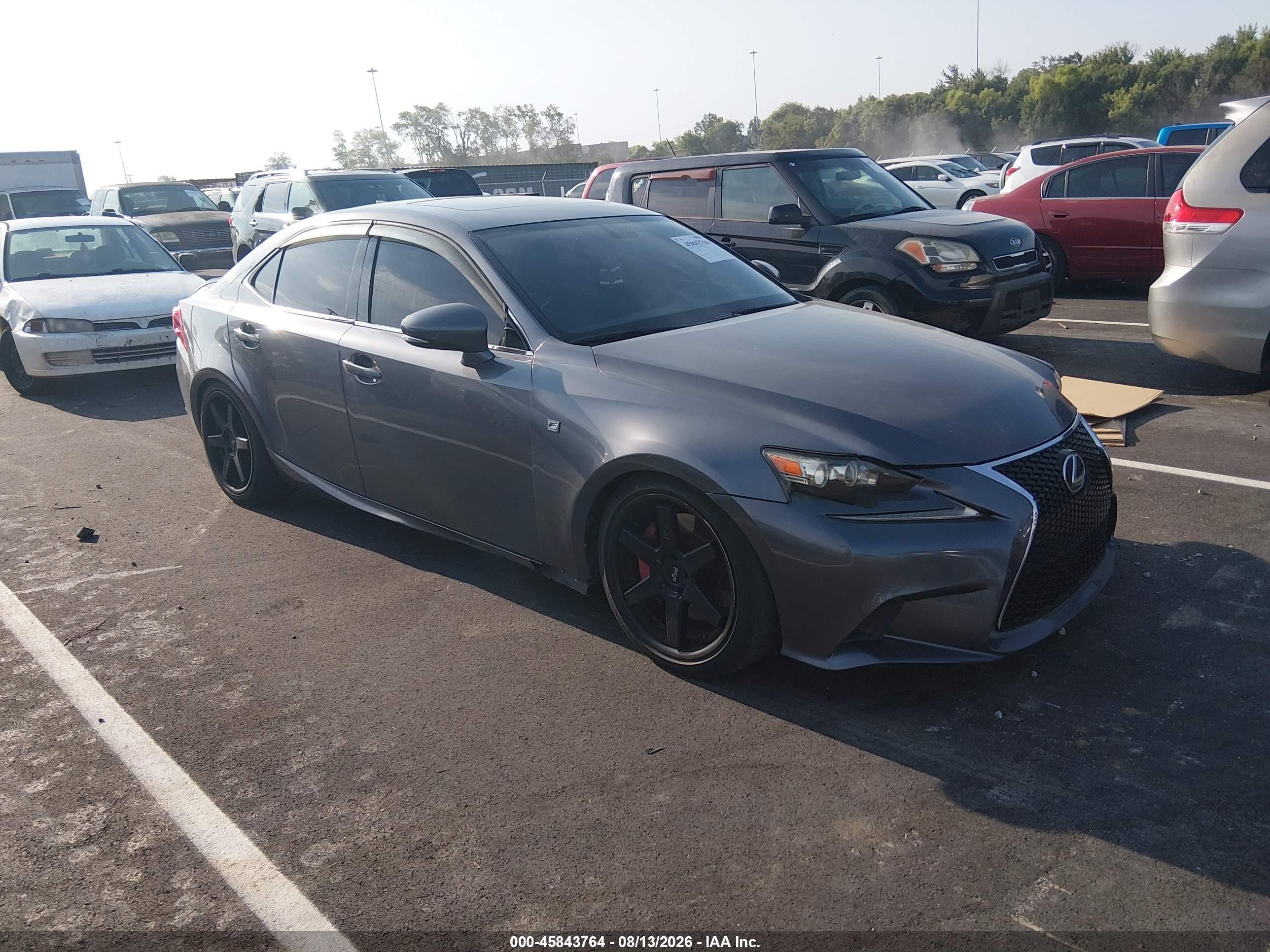 2015 Lexus Is 350   Серый vin: JTHCE1D26F5007657