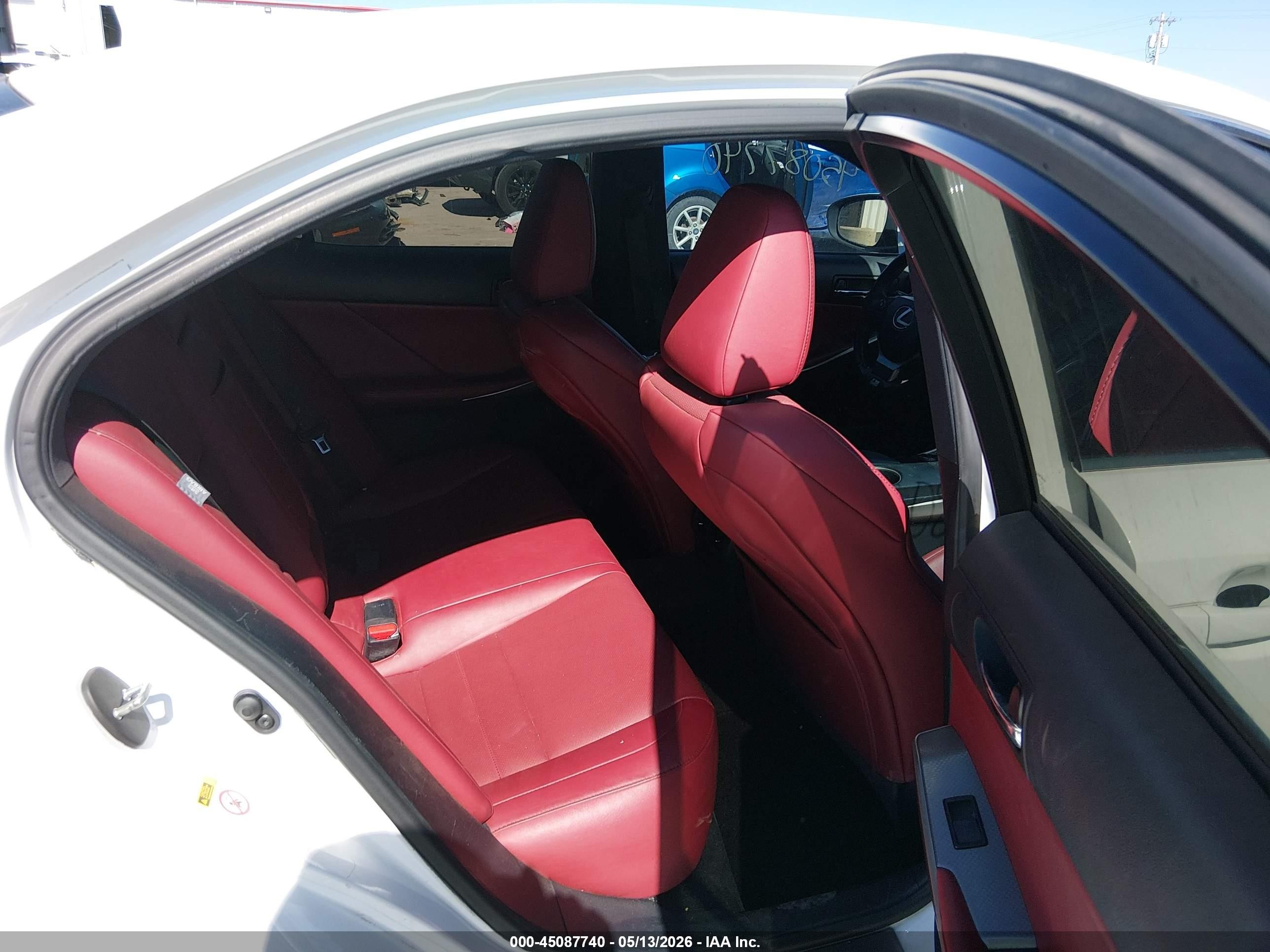 2014 Lexus Is 350   White vin: JTHCE1D27E5002384
