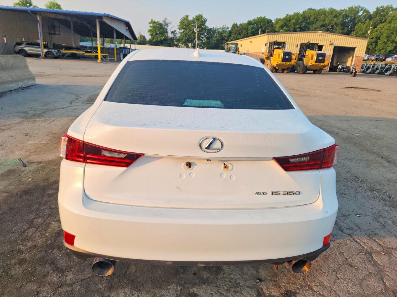 2014 Lexus Is 350 White vin: JTHCE1D27E5003180