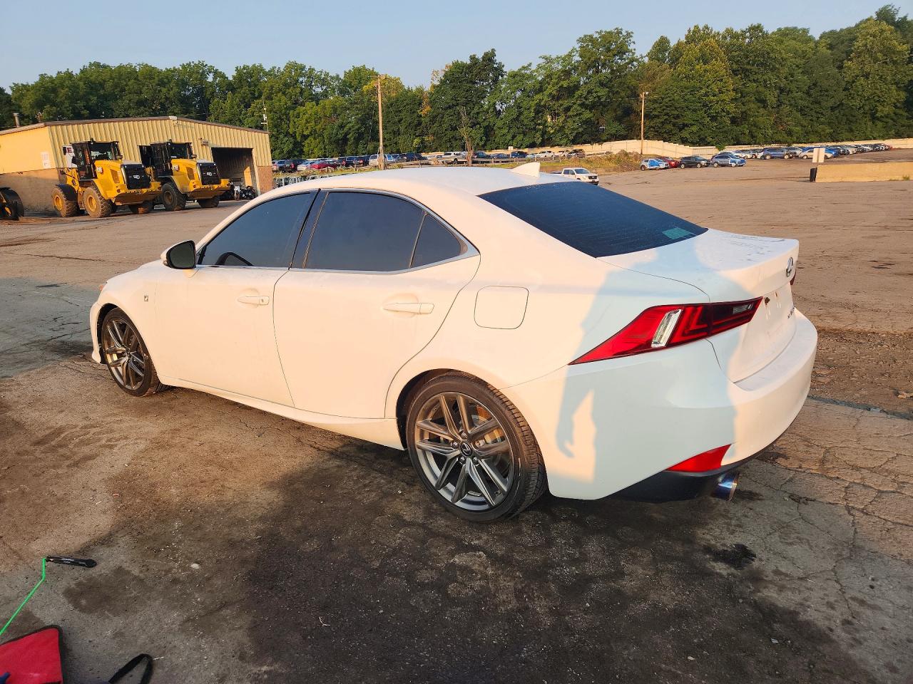 2014 Lexus Is 350 White vin: JTHCE1D27E5003180