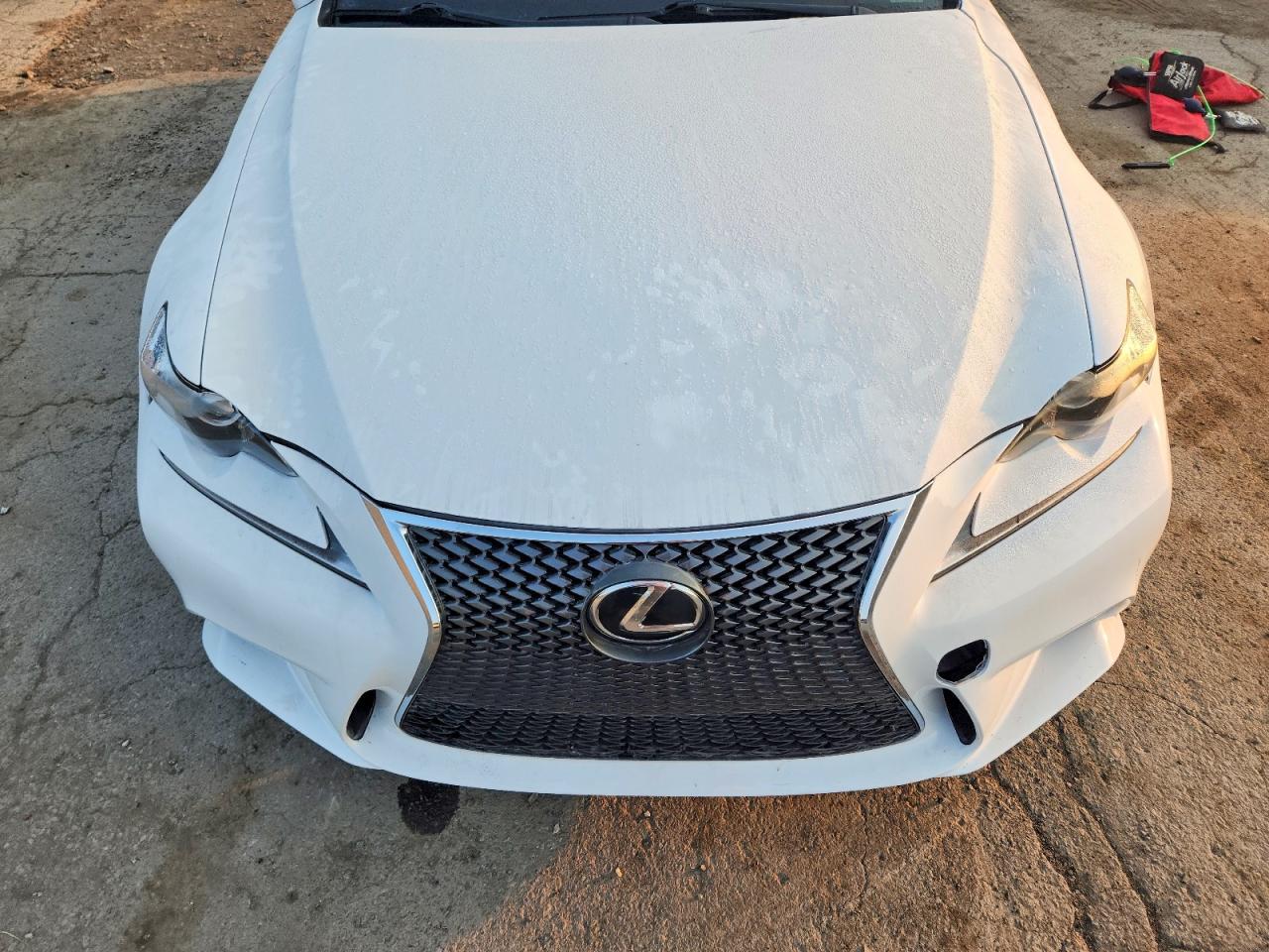 2014 Lexus Is 350 White vin: JTHCE1D27E5003180