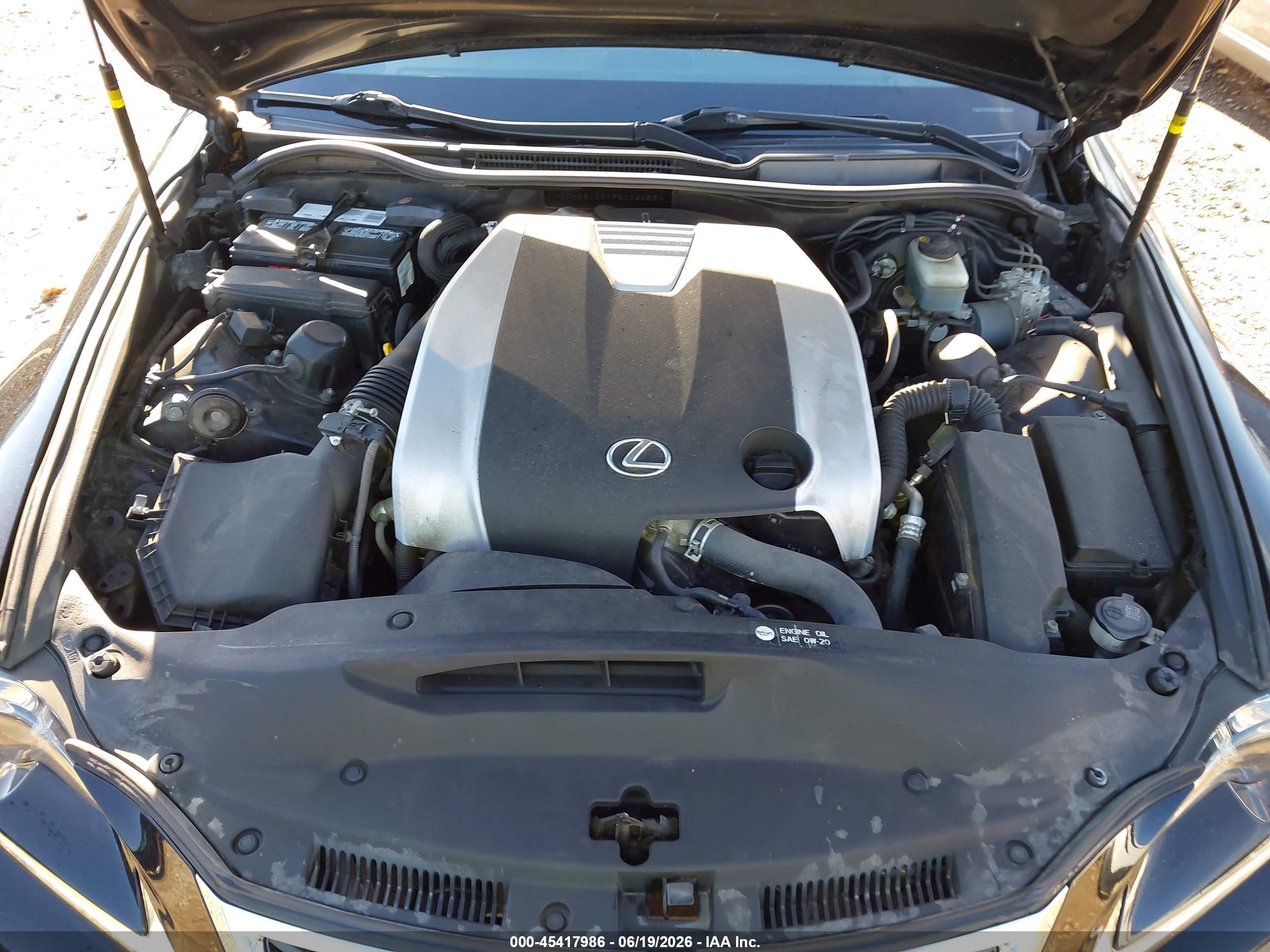 2015 Lexus Is 350   Black vin: JTHCE1D27F5006453