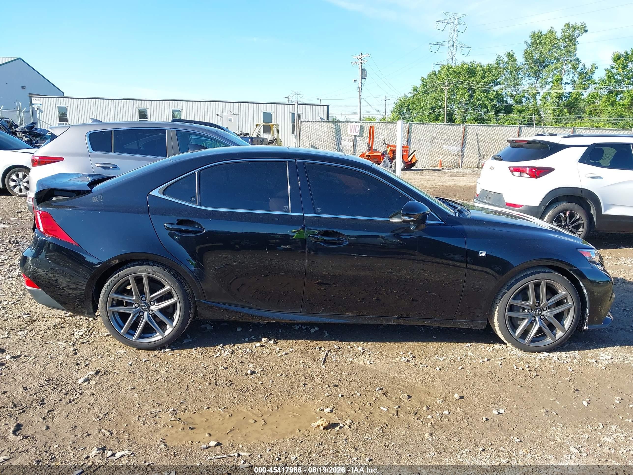 2015 Lexus Is 350   Black vin: JTHCE1D27F5006453