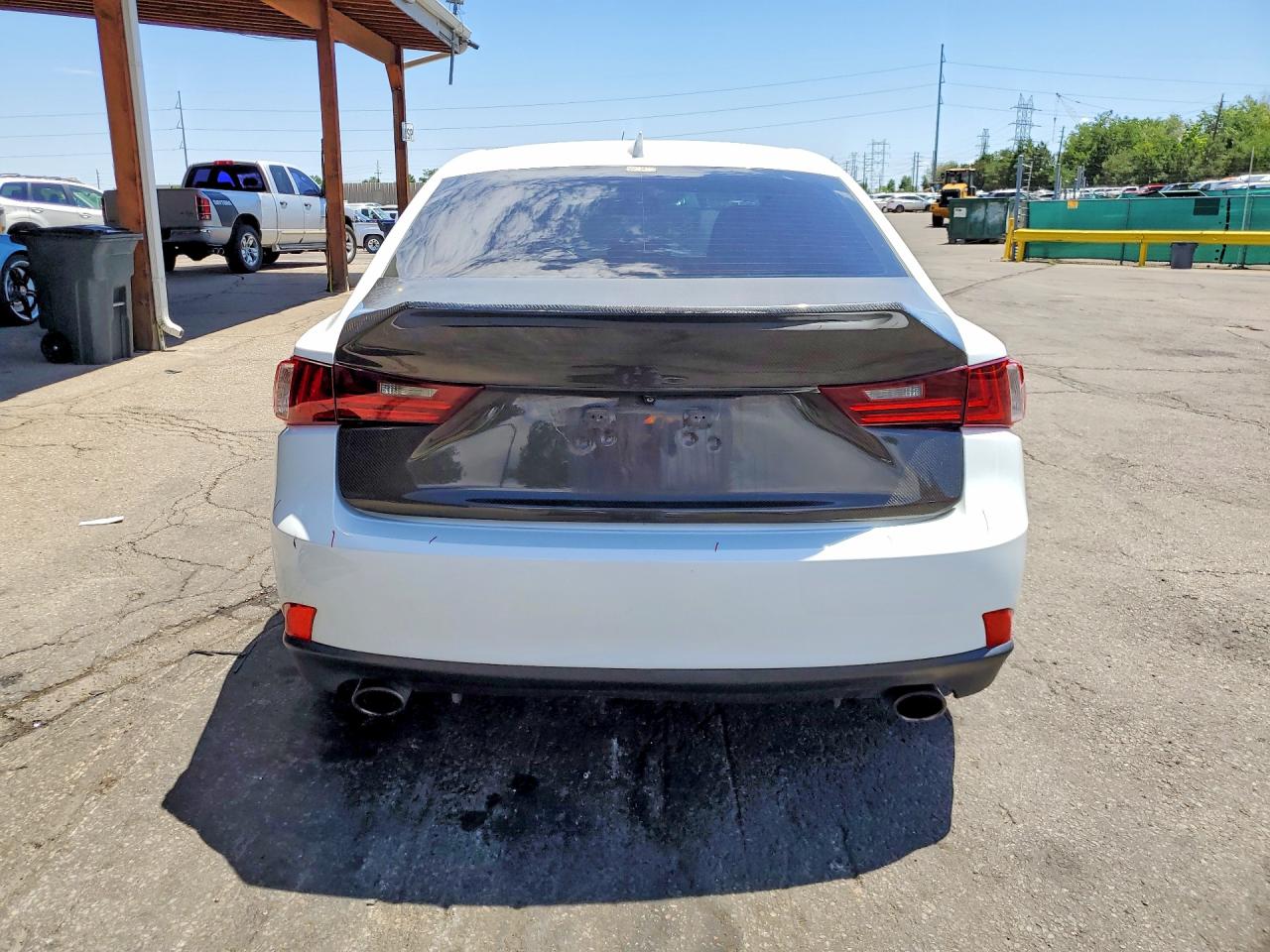2014 Lexus Is 350 White vin: JTHCE1D28E5000871
