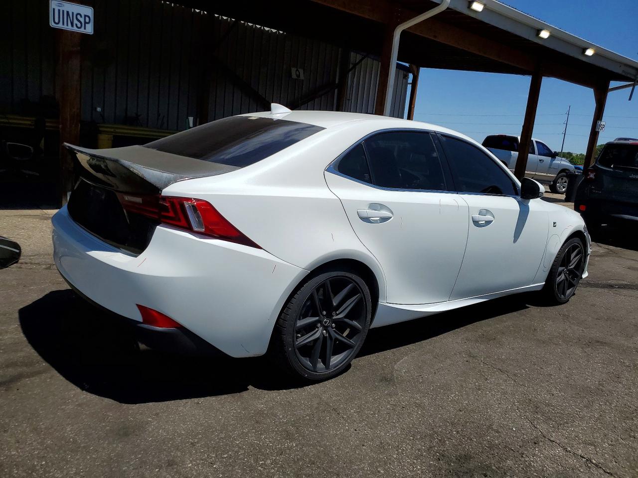 2014 Lexus Is 350 White vin: JTHCE1D28E5000871